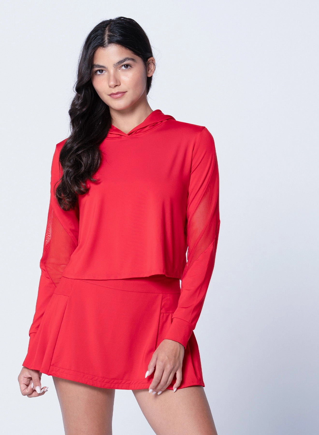 Cindy Hoodie Layered Hem Detailing