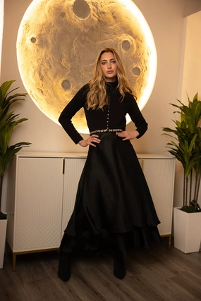 Ira Satin Skirt Fresh Texture