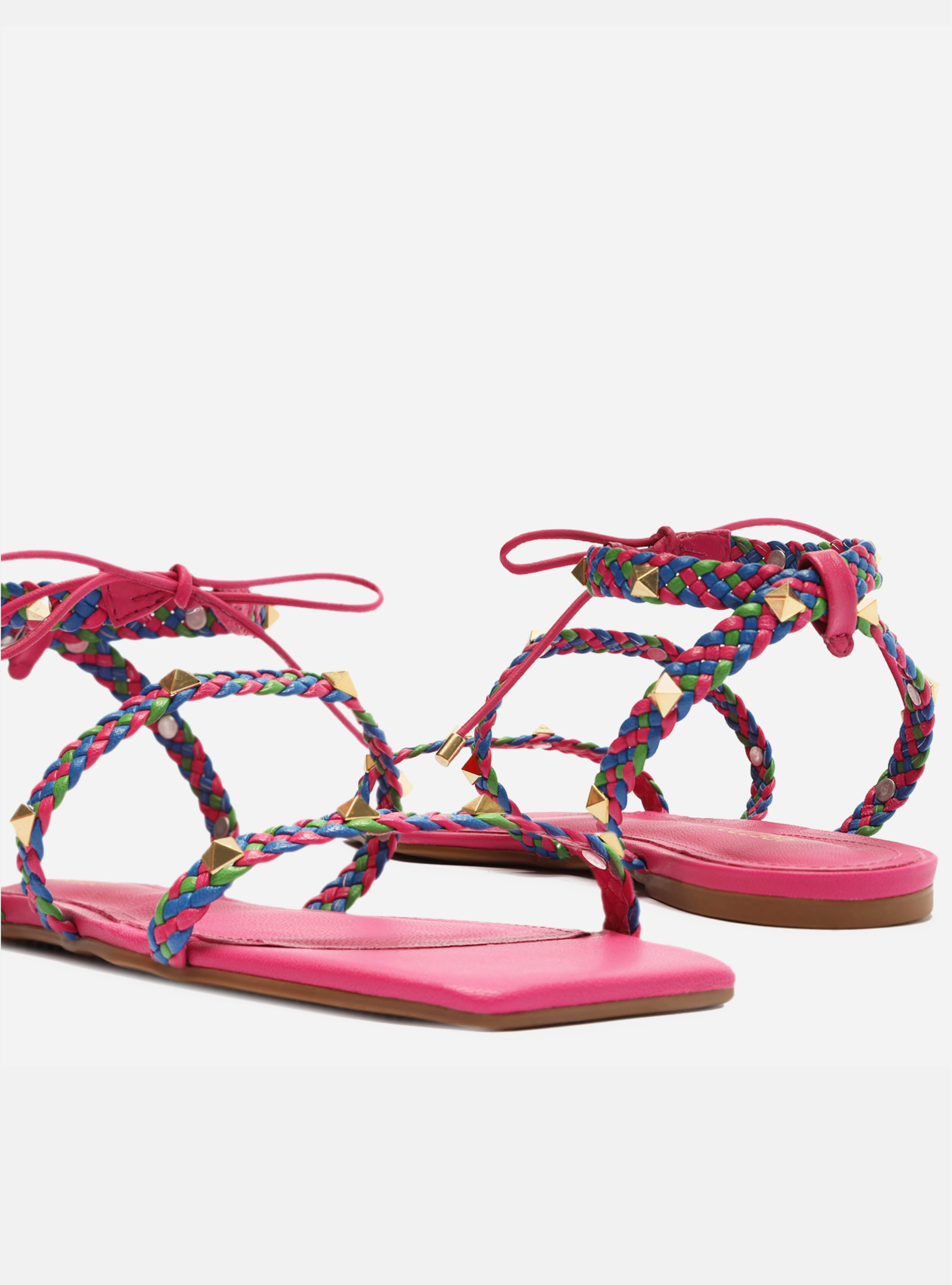 Sleek Profile Shoes Hand Wash Iris Flat Sandal