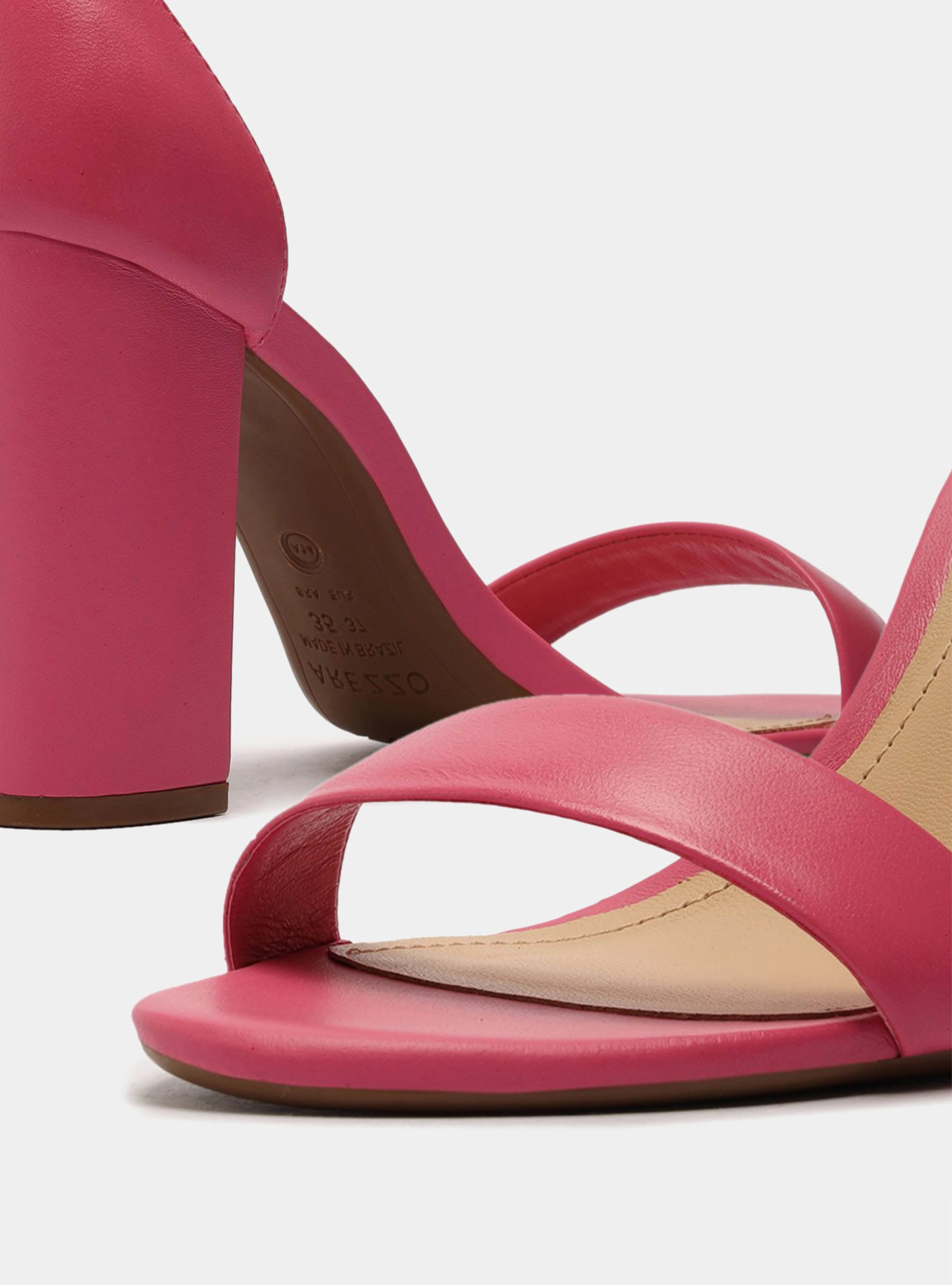 Walk Style Flat Isabelli Leather  Block Sandal