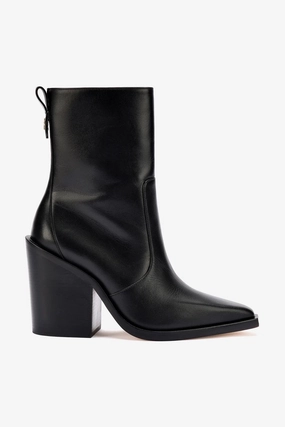 James Boot In Black Leather Global Fit