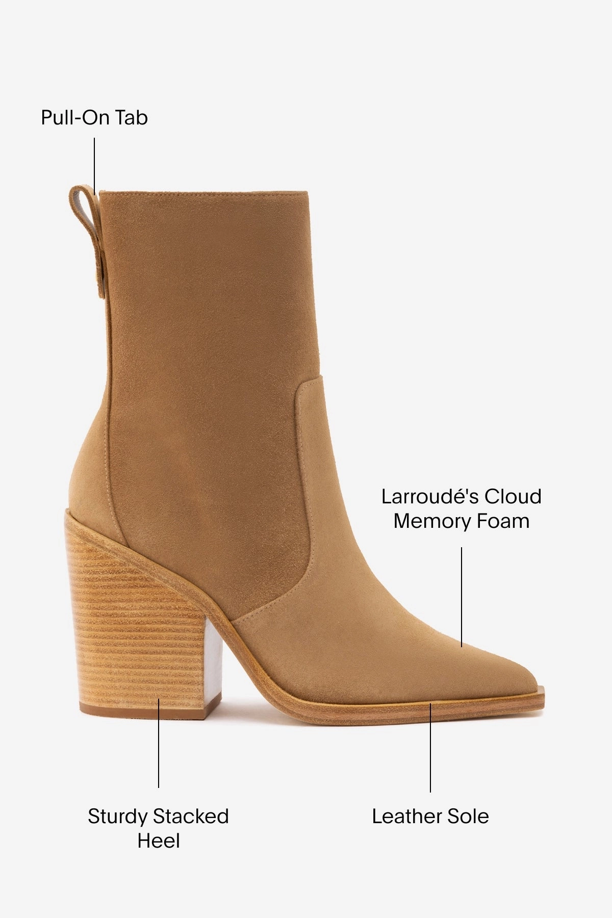 Day Long Icon Walk James Bootie In Peanut Suede