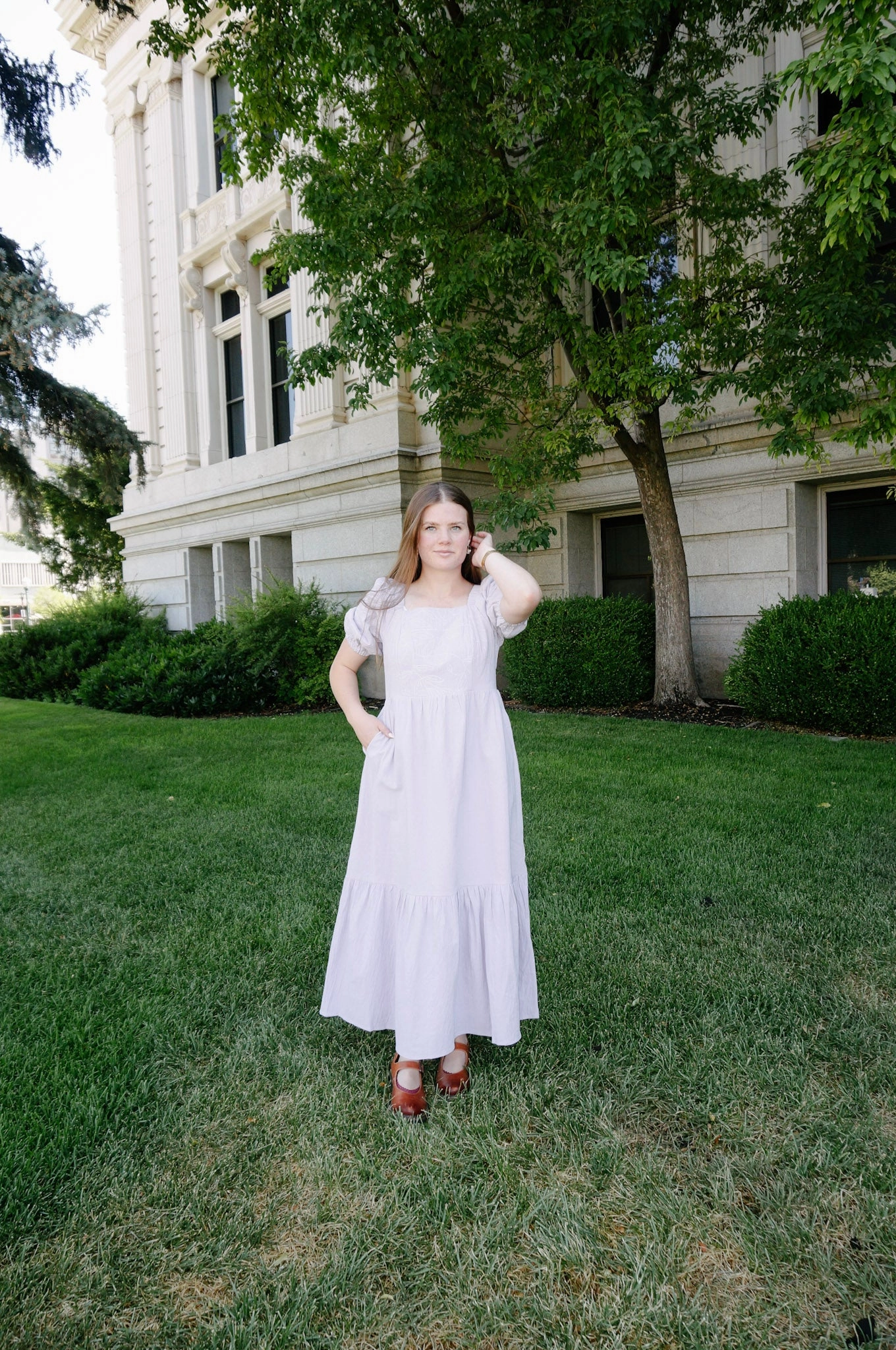 Balloon-Sleeve Vibe Style Jamie Dress