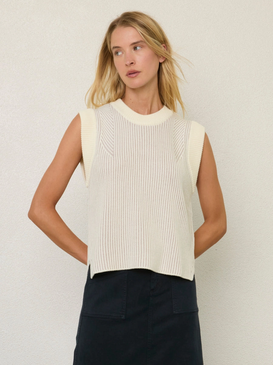 Sporty Sweatshirt Ventilation Panel JEANINE VEST