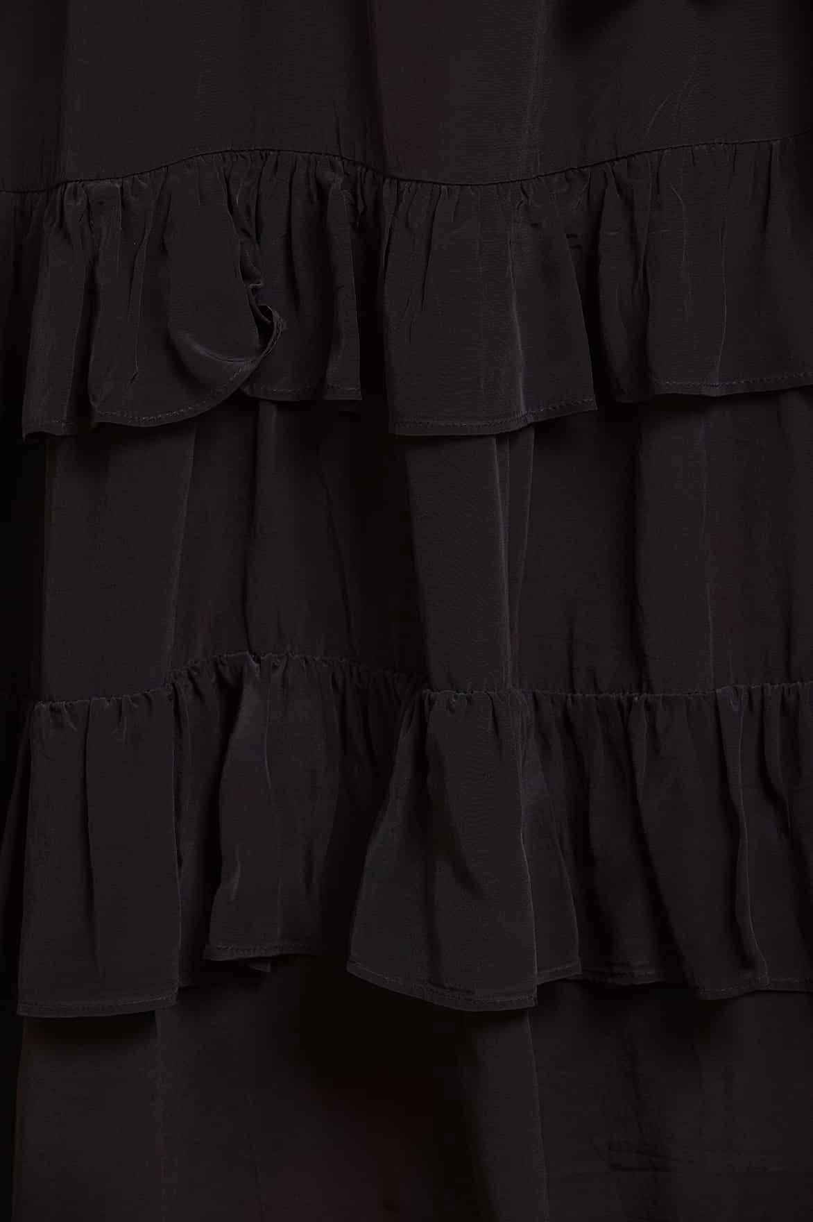 Casual Motion Flared shape Joelle Crepe Midaxi Dress