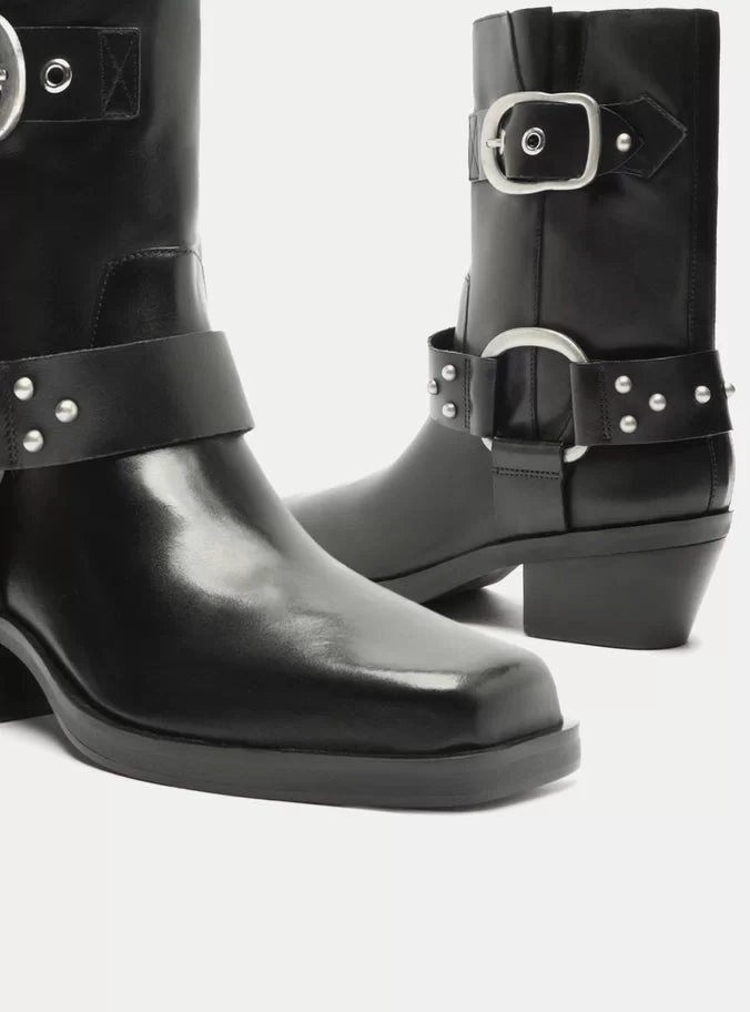 Storm Wear Flat Form Kaia Leather  Block Boot