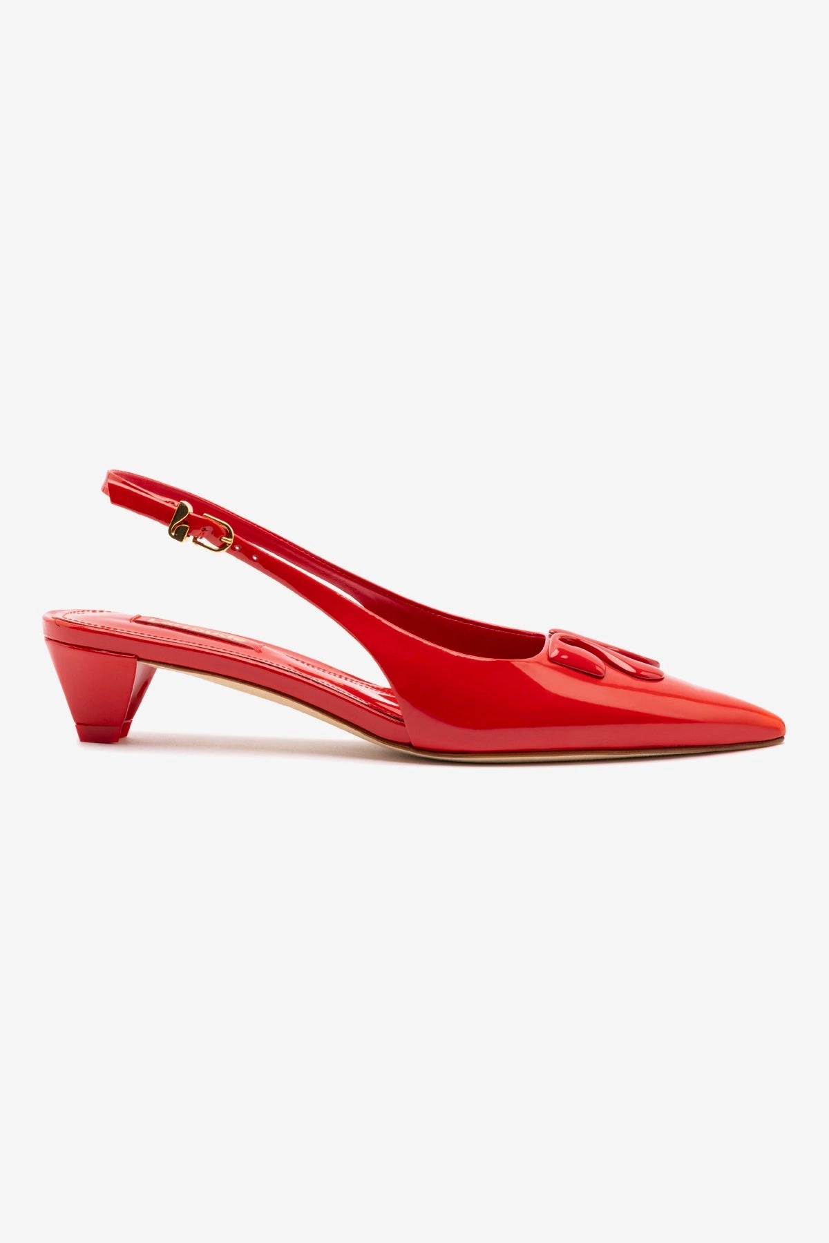 Ankle wrap Fresh Tone Kaitlan LL Low Pump In Scarlet Patent Leather