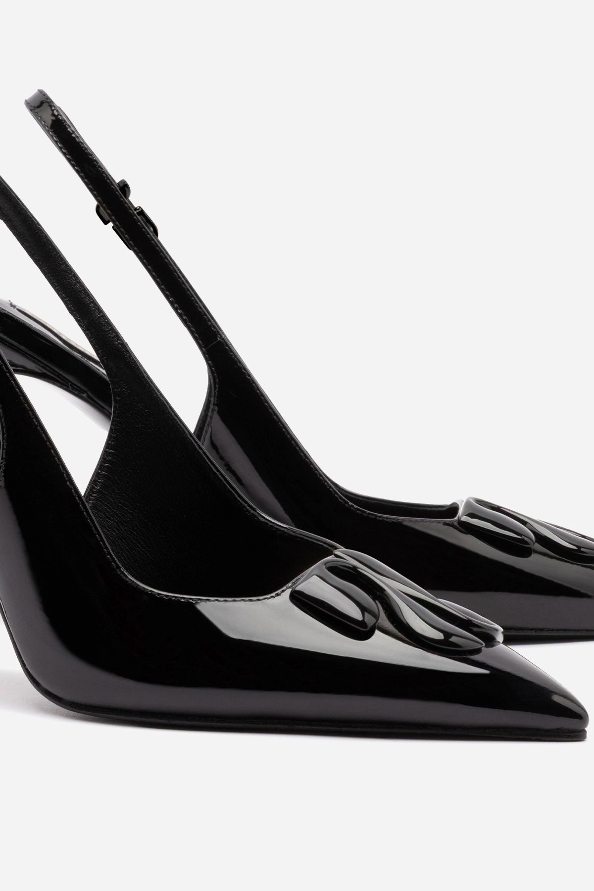 Grace Walk Kaitlan LL Pump In Black Patent Leather