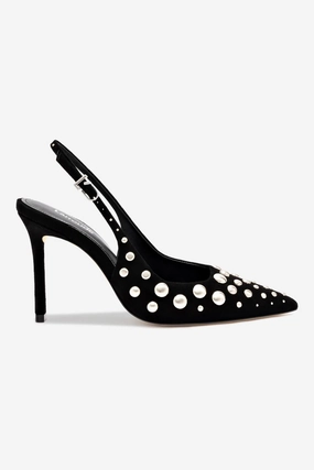 Lift Up Ergonomic City Adventure Kaitlan Studs Pump In Black Suede