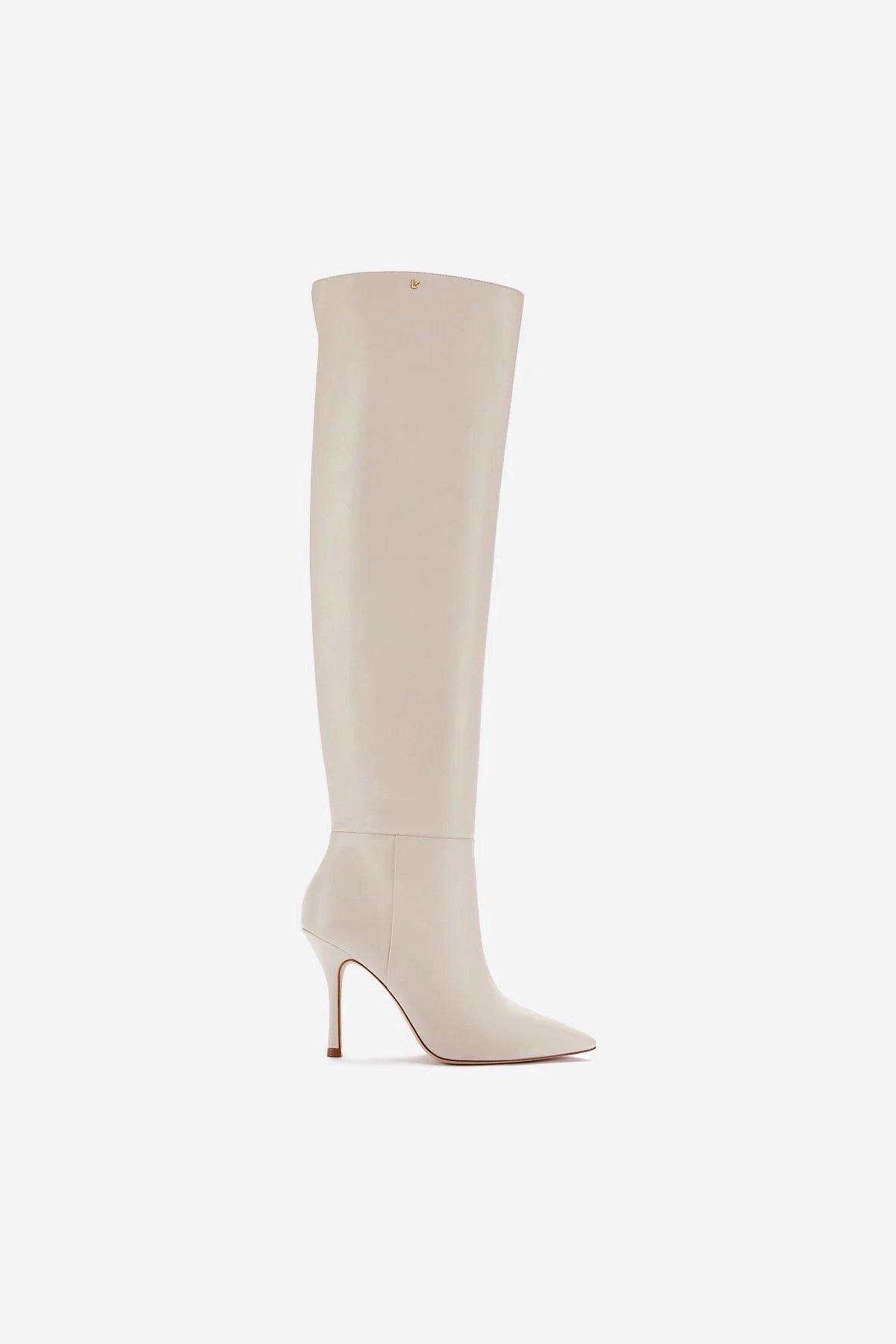 Kate Hi Boot In Ivory Leather Fast Go Power Grip