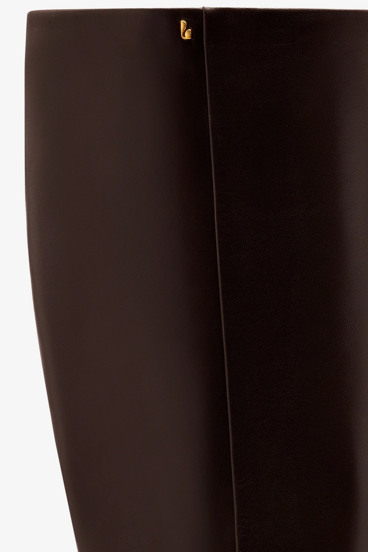 Kate Mid Boot In Brown Leather Fast pace Shine Tone