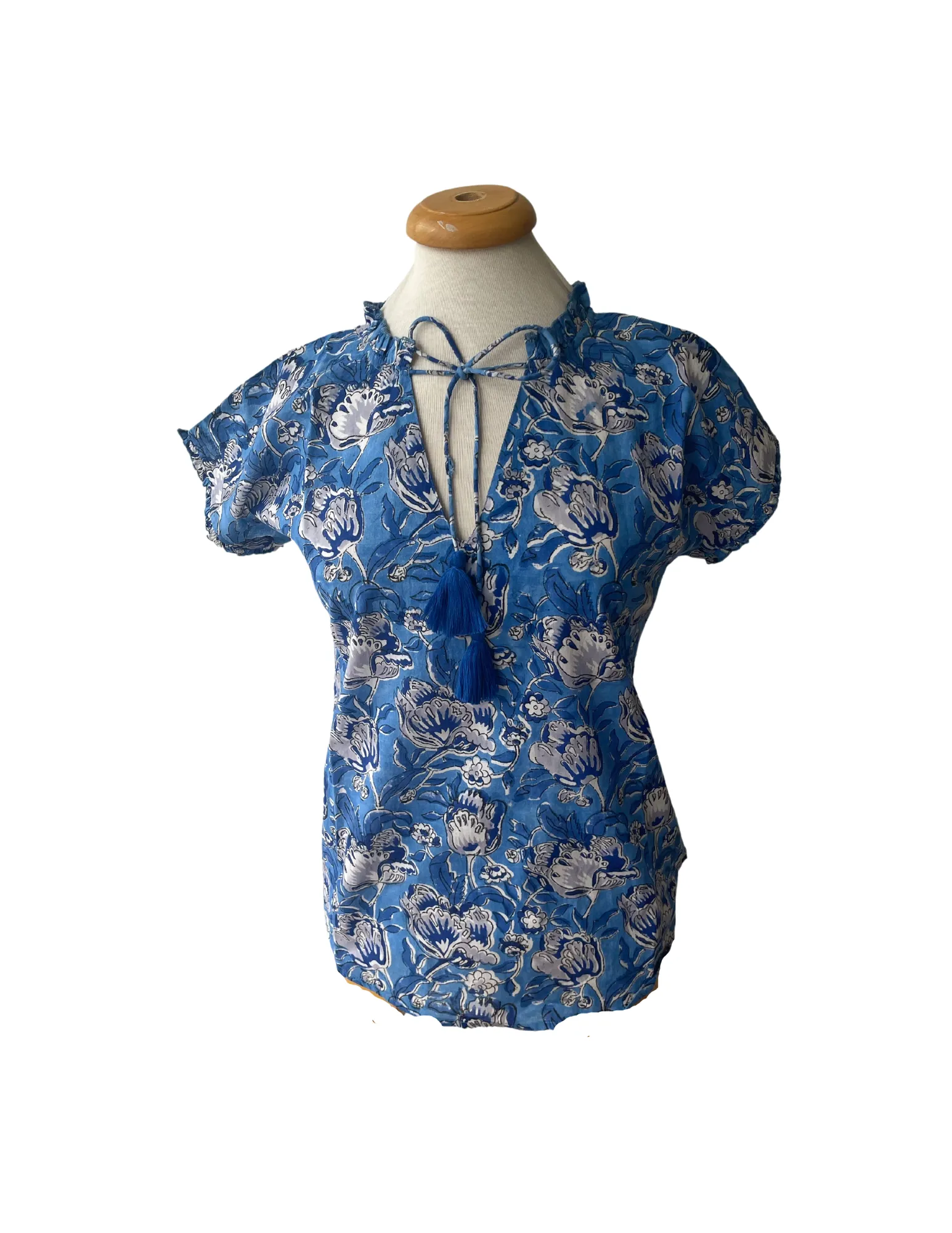 Kensington Top Blue Tulip Classic Cut