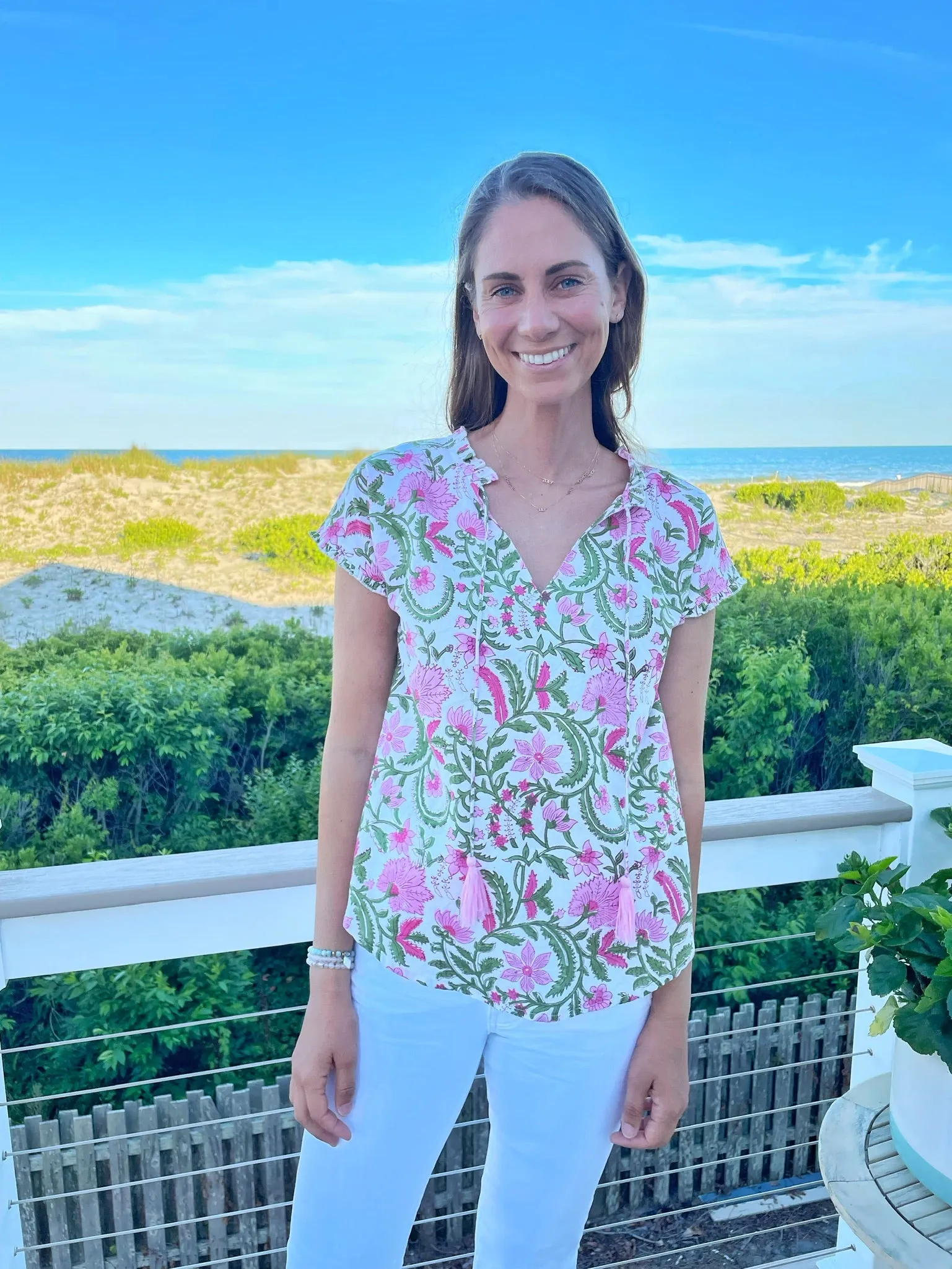 Kensington Top Ferngully Knit Fabric Technology