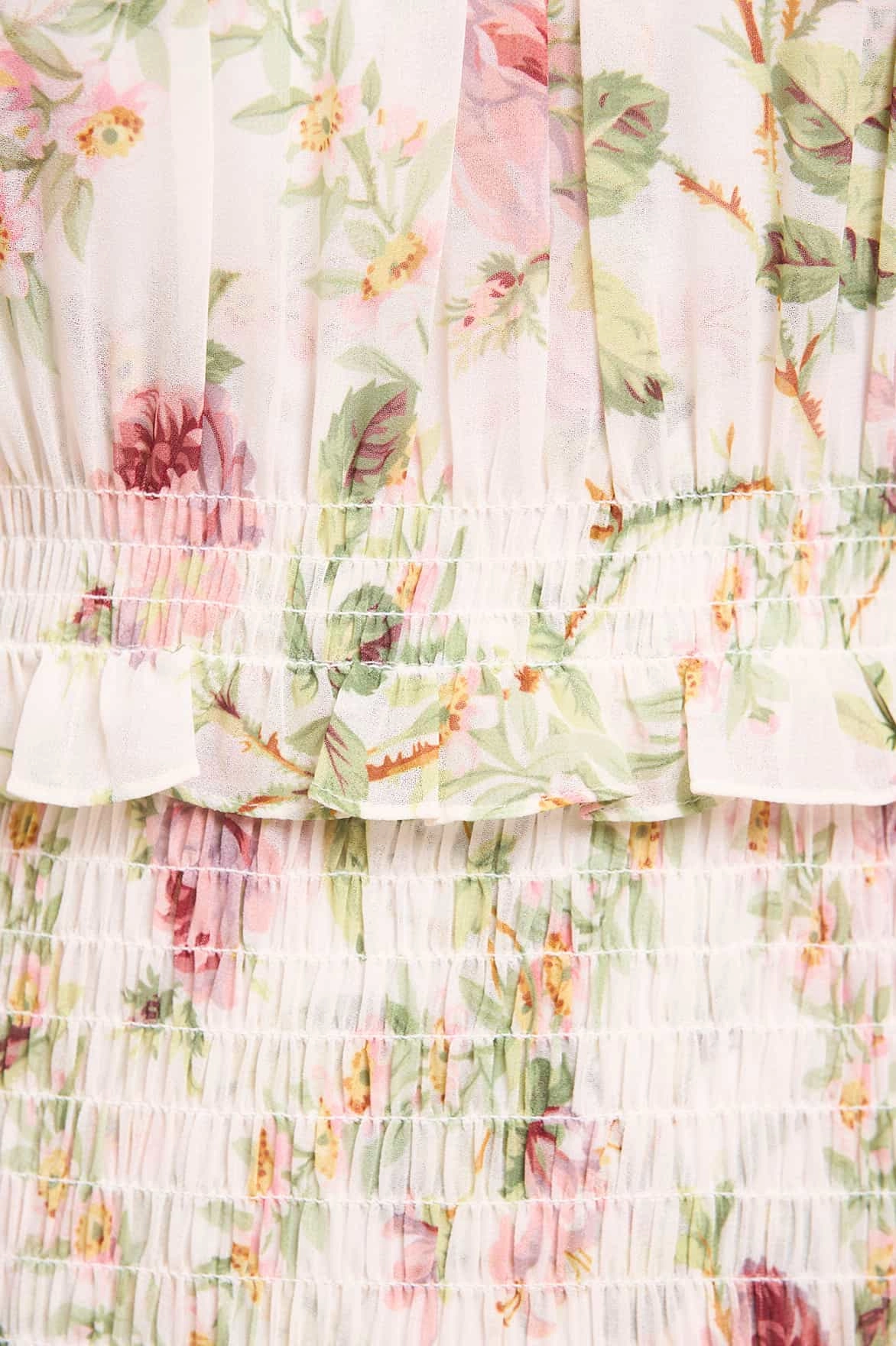 Petal Zone Colette's Rose Emilia Georgette Micro Mini Dress