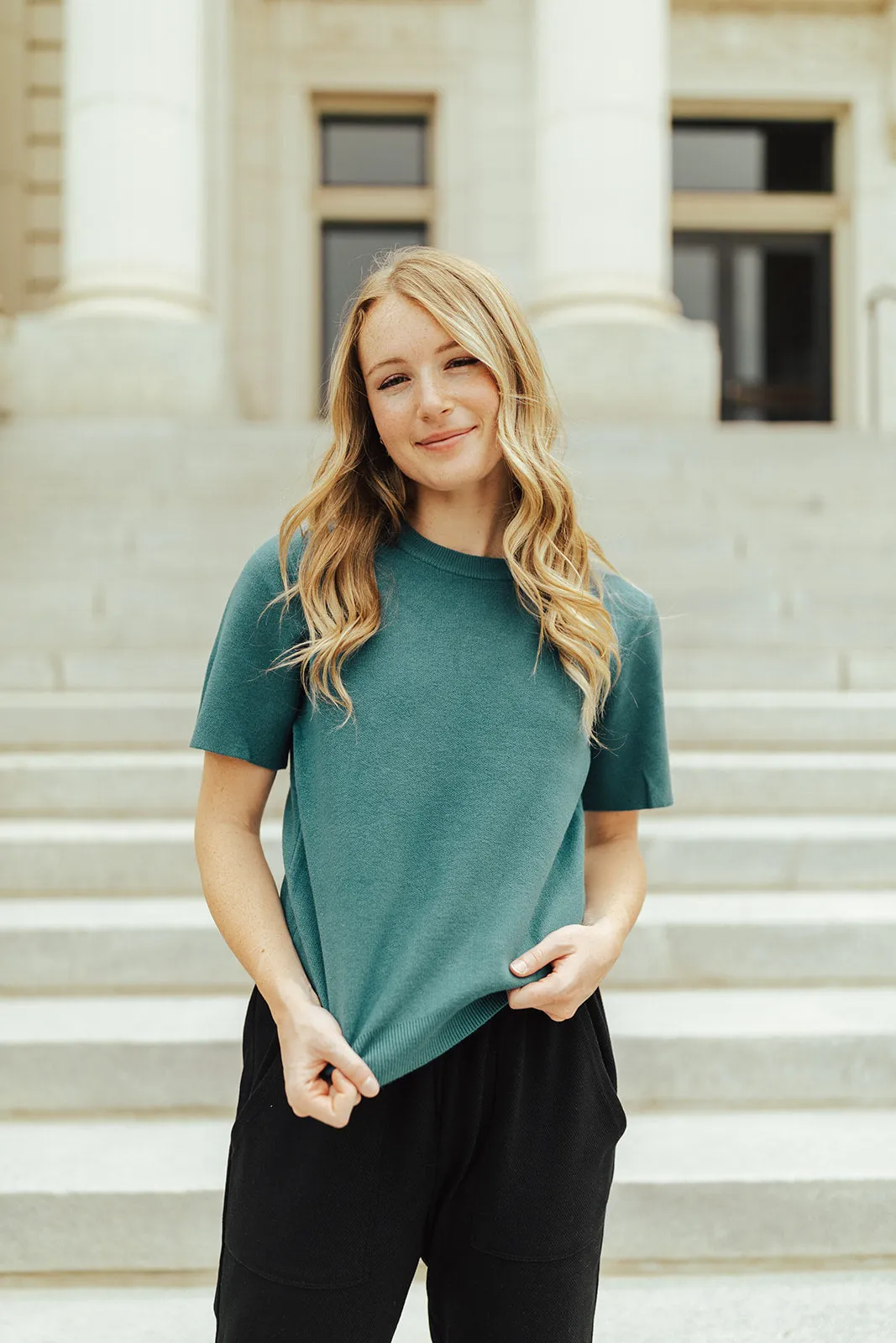 Kiara Top Sleeveless Tee BondedSeamTechnology