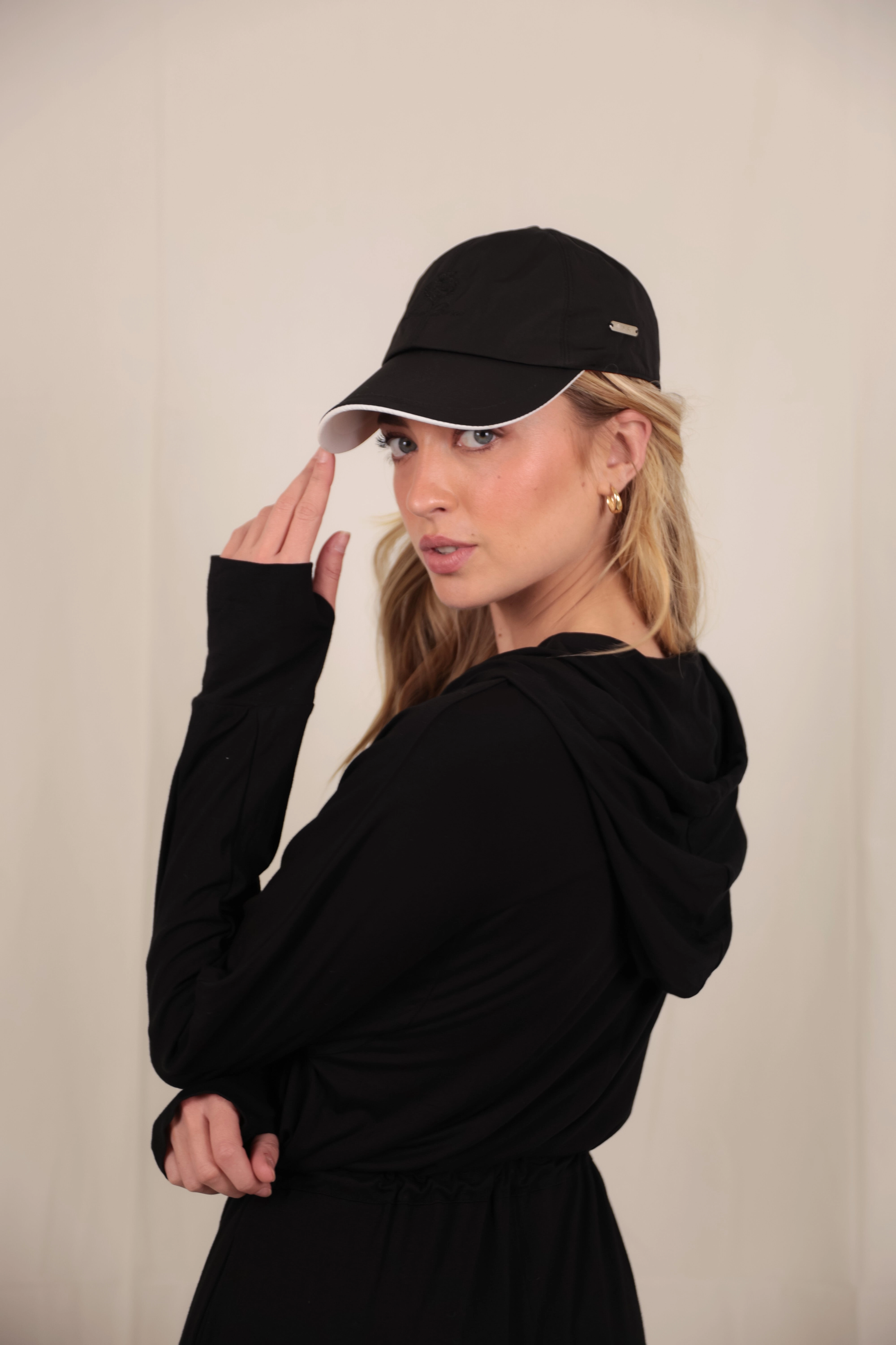 Front-Zip Padded-Bust Basixx Zip Dress