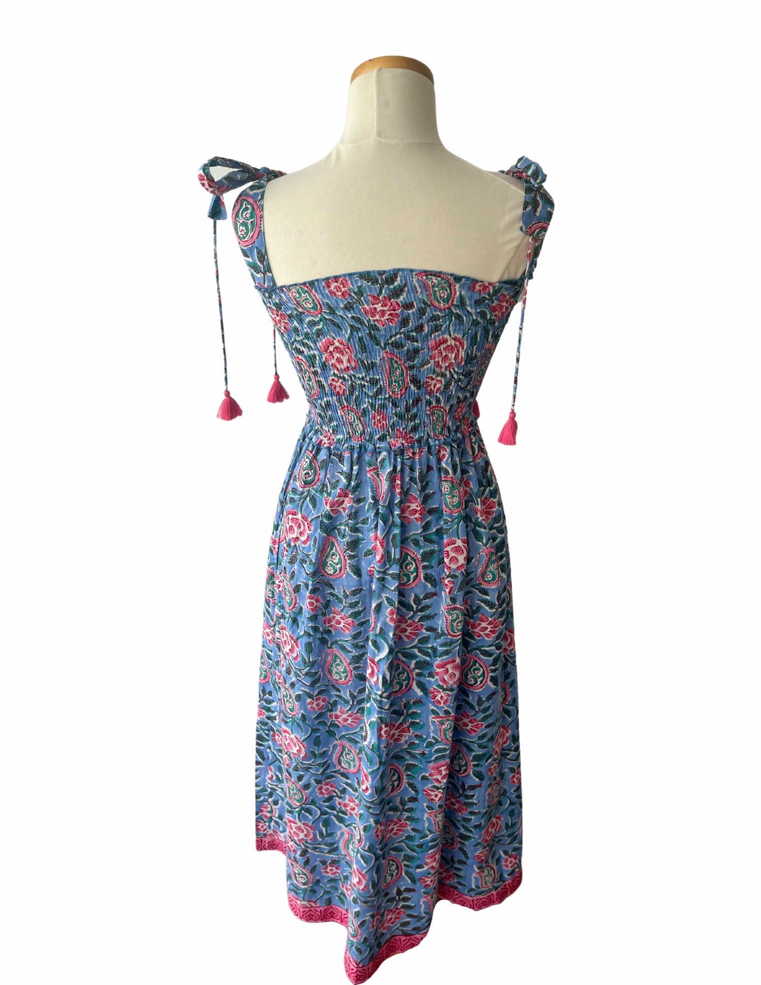 Fresh Flow Kingston Dress Blue Red Romance