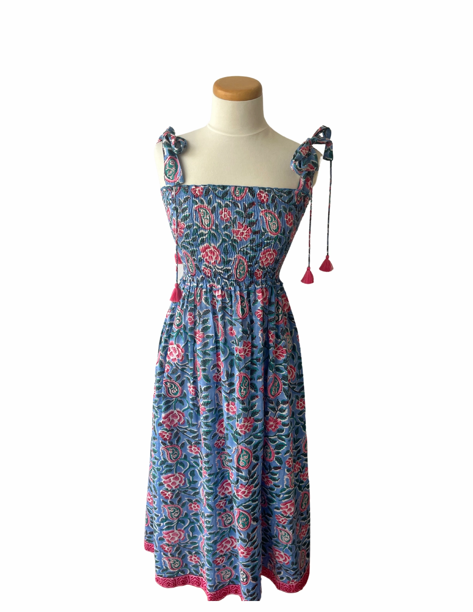 Minimal Mood Kingston Dress Blue Red Romance