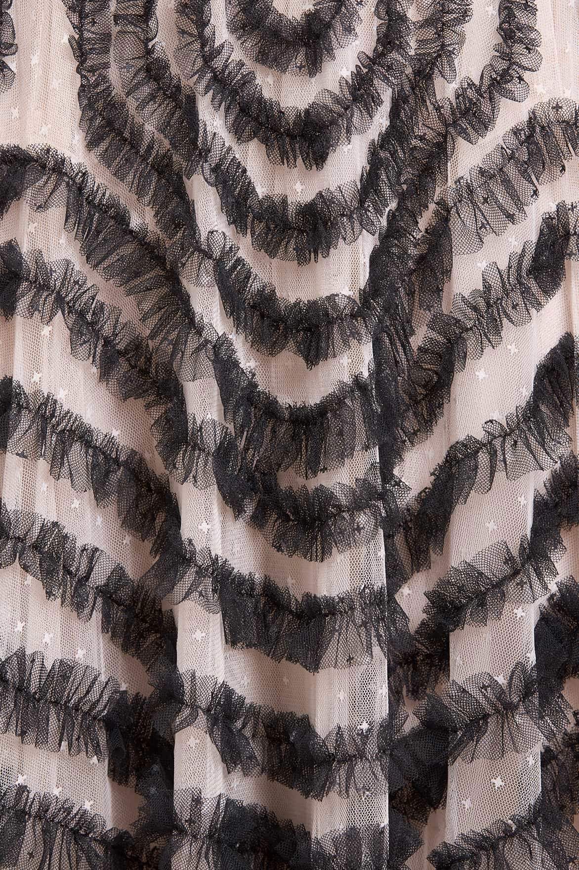 All Fit Linen Chic La Vie En Rose Off-Shoulder Gown