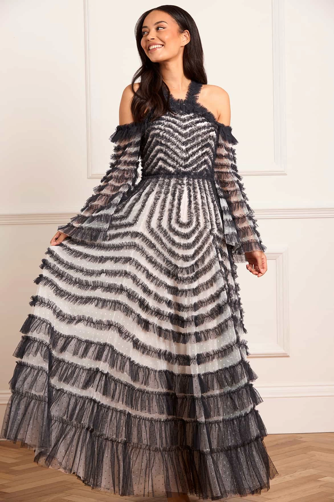 La Vie En Rose Off-Shoulder Gown Best-Seller Mood Casual