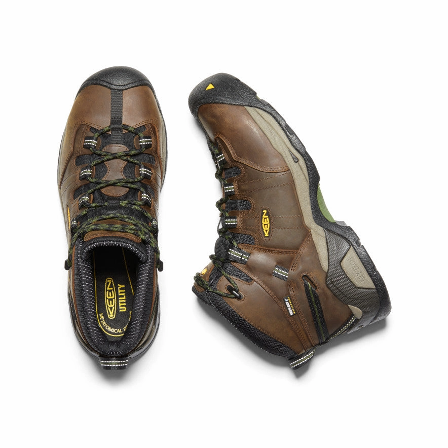 Men's Detroit XT Waterproof Boot (Steel Toe)  |  Cascade Brown/Bronze Green Adventure Ready