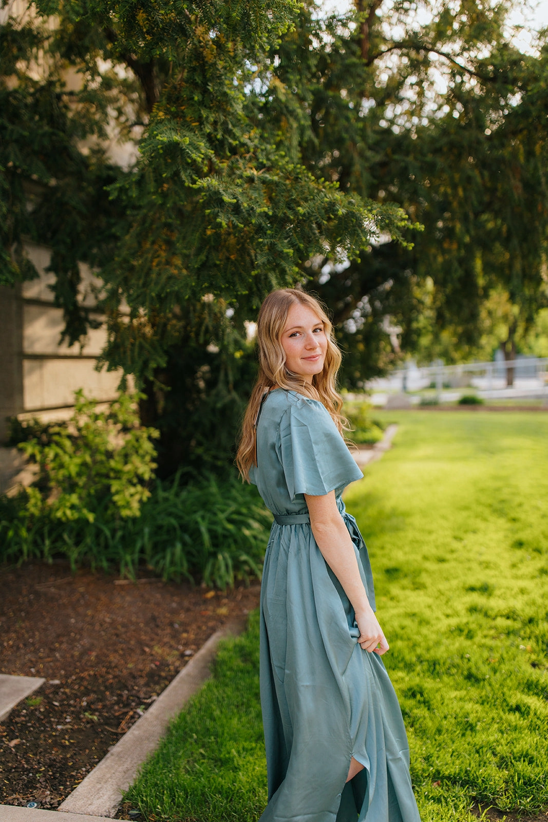 Trendy Tailoring Vibrant Layer Karlie Dress