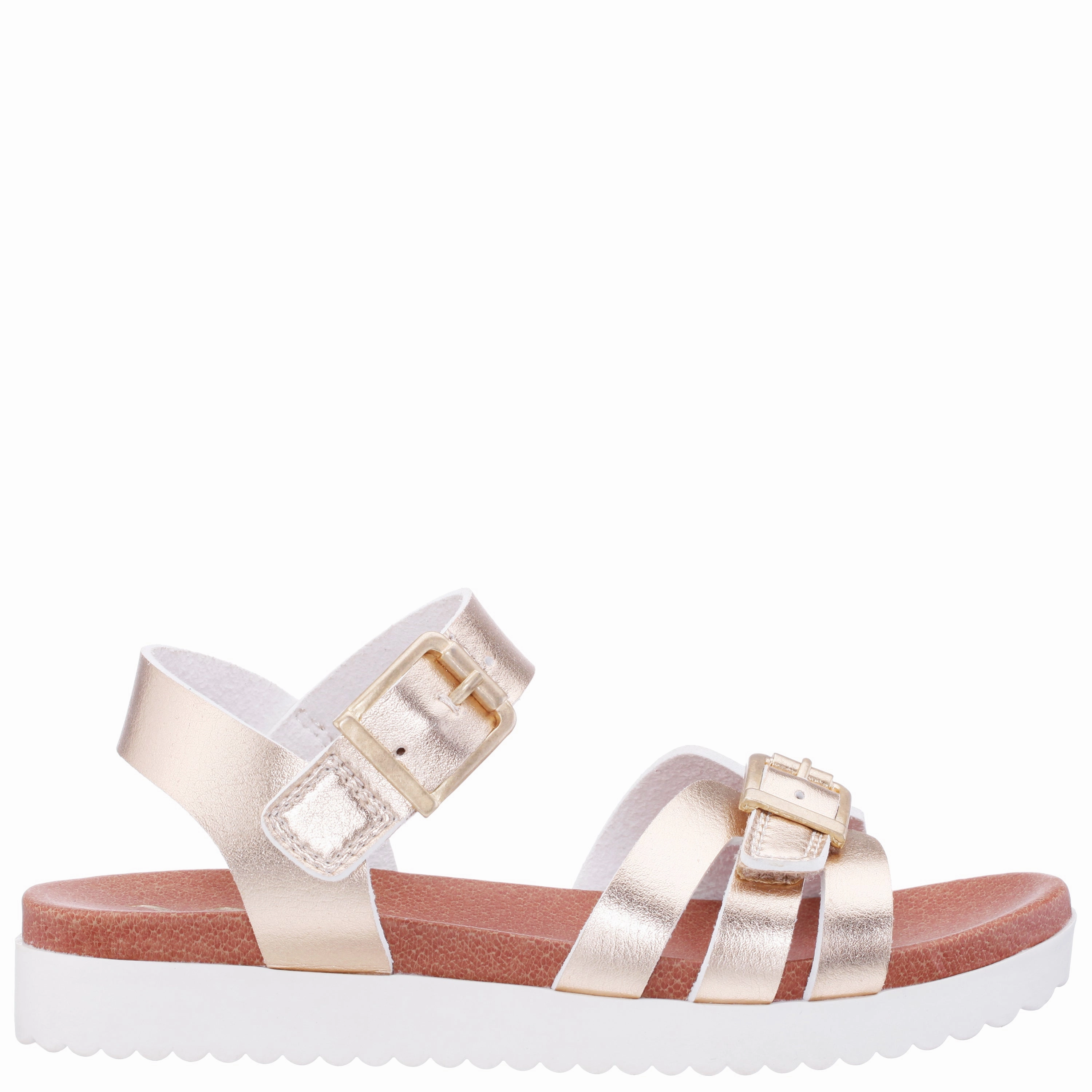 LACEY-LIGHT GOLD Comfortable Daily Footwear Elastic Strap