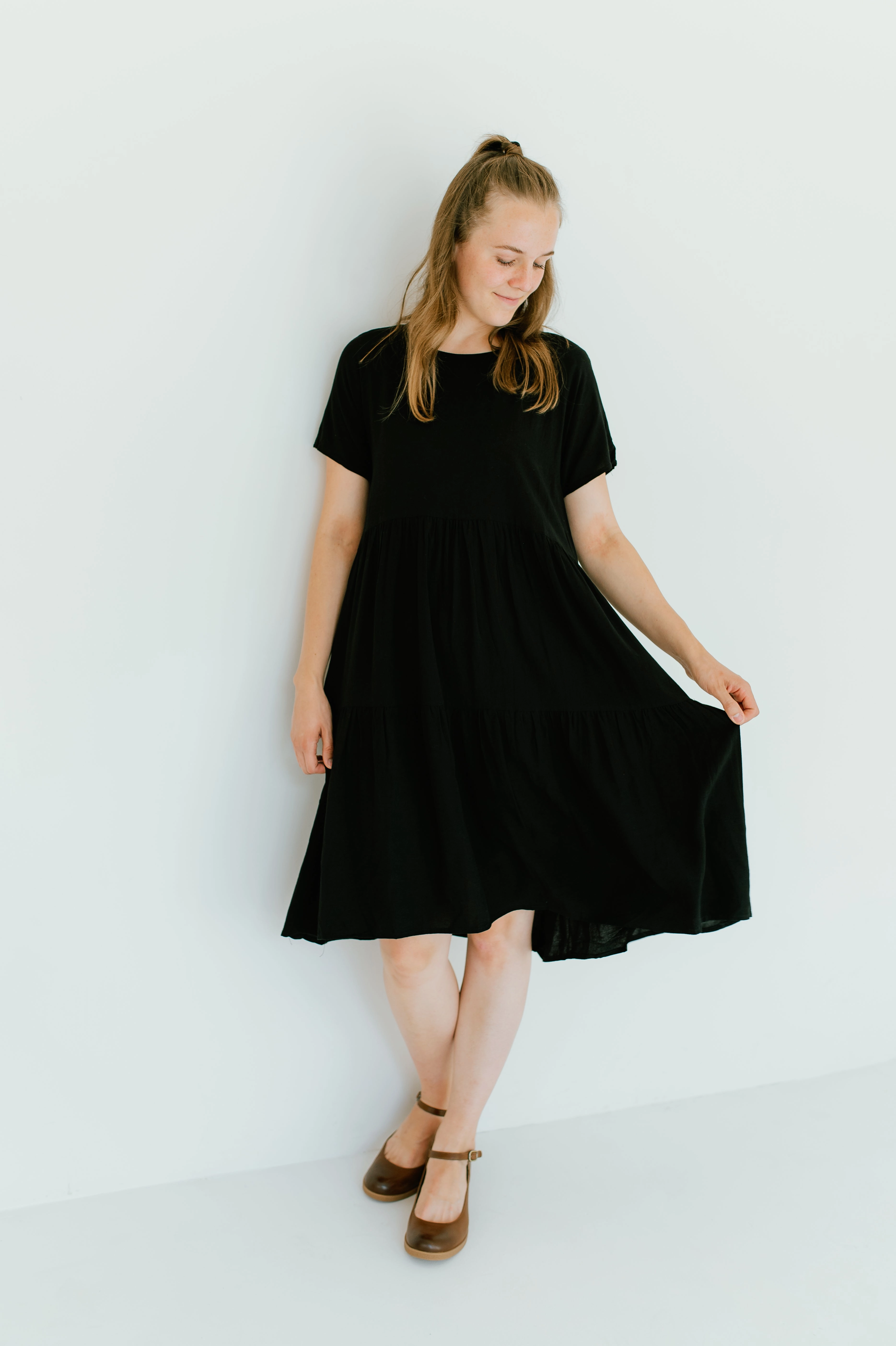 Laia Dress Black Refined Feel Soft Curve