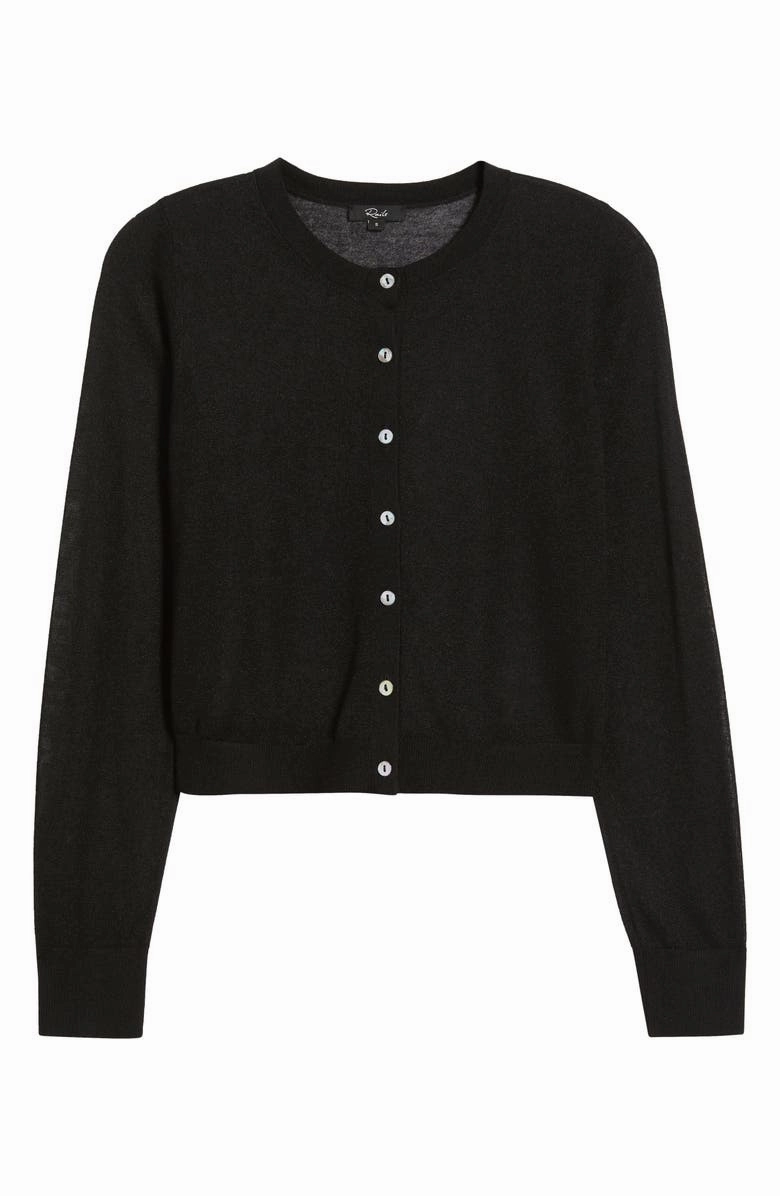 Adjustable drawstring Circular Knit Technology Lakelyn Cardigan Black