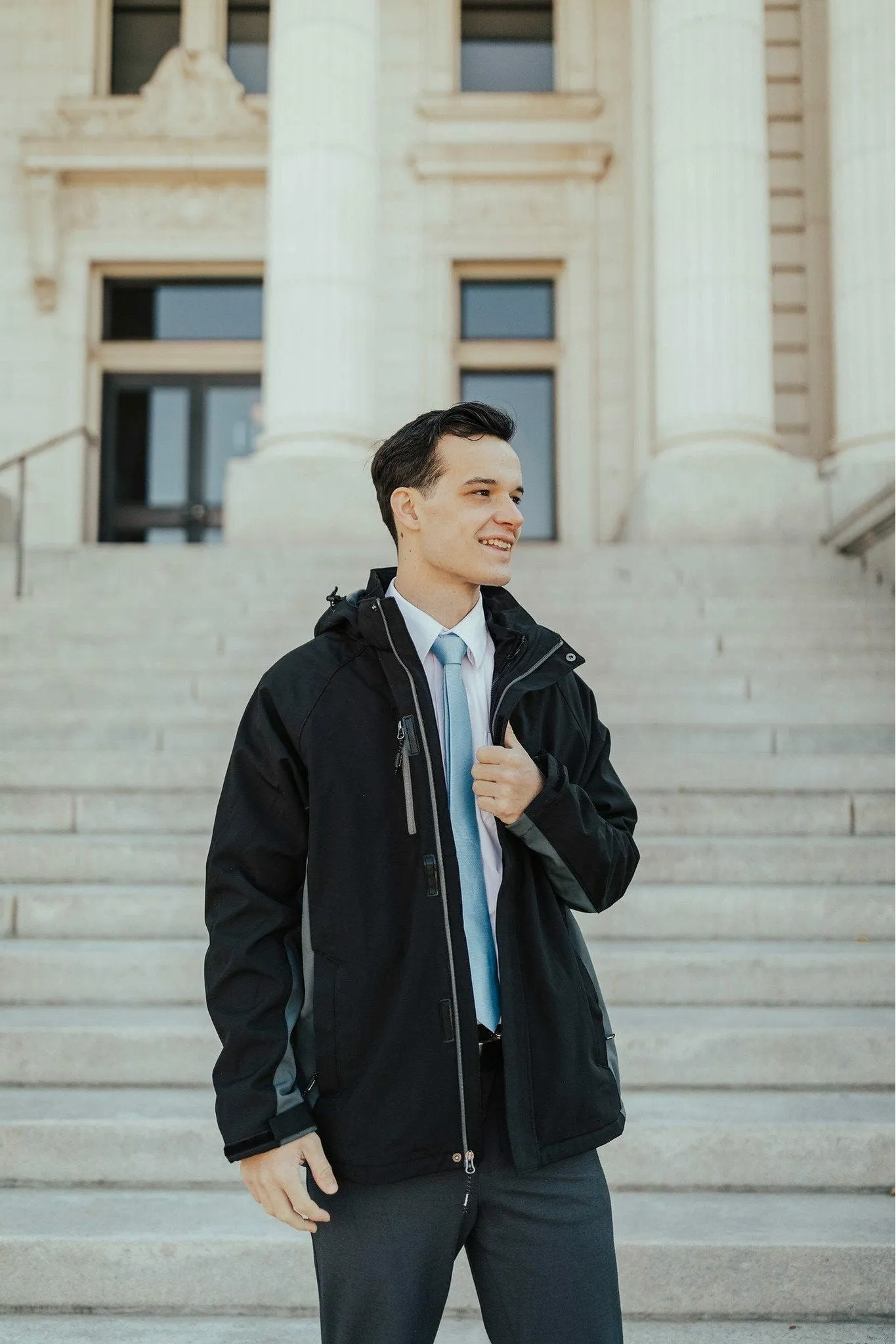 Slim Fit Design SlimFit Landway 3-in-1 Coat Black/Charcoal