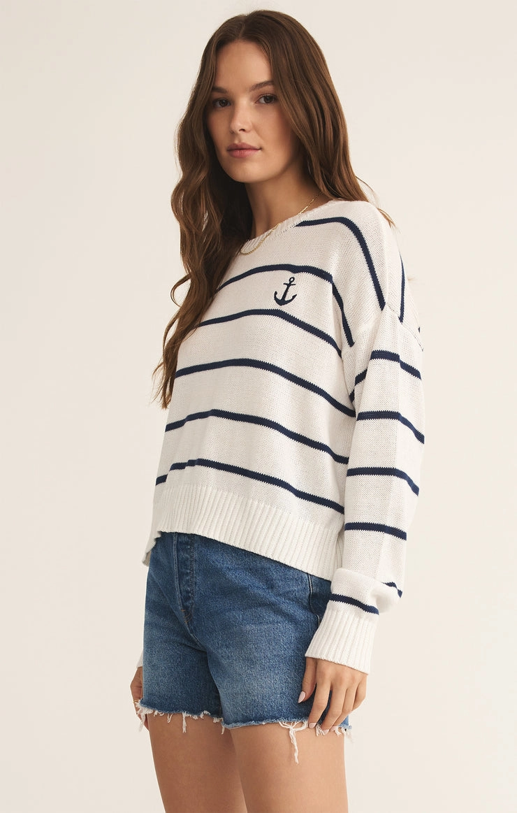 ANCHORS AWAY SWEATER AntiPill Texture CompressionFit