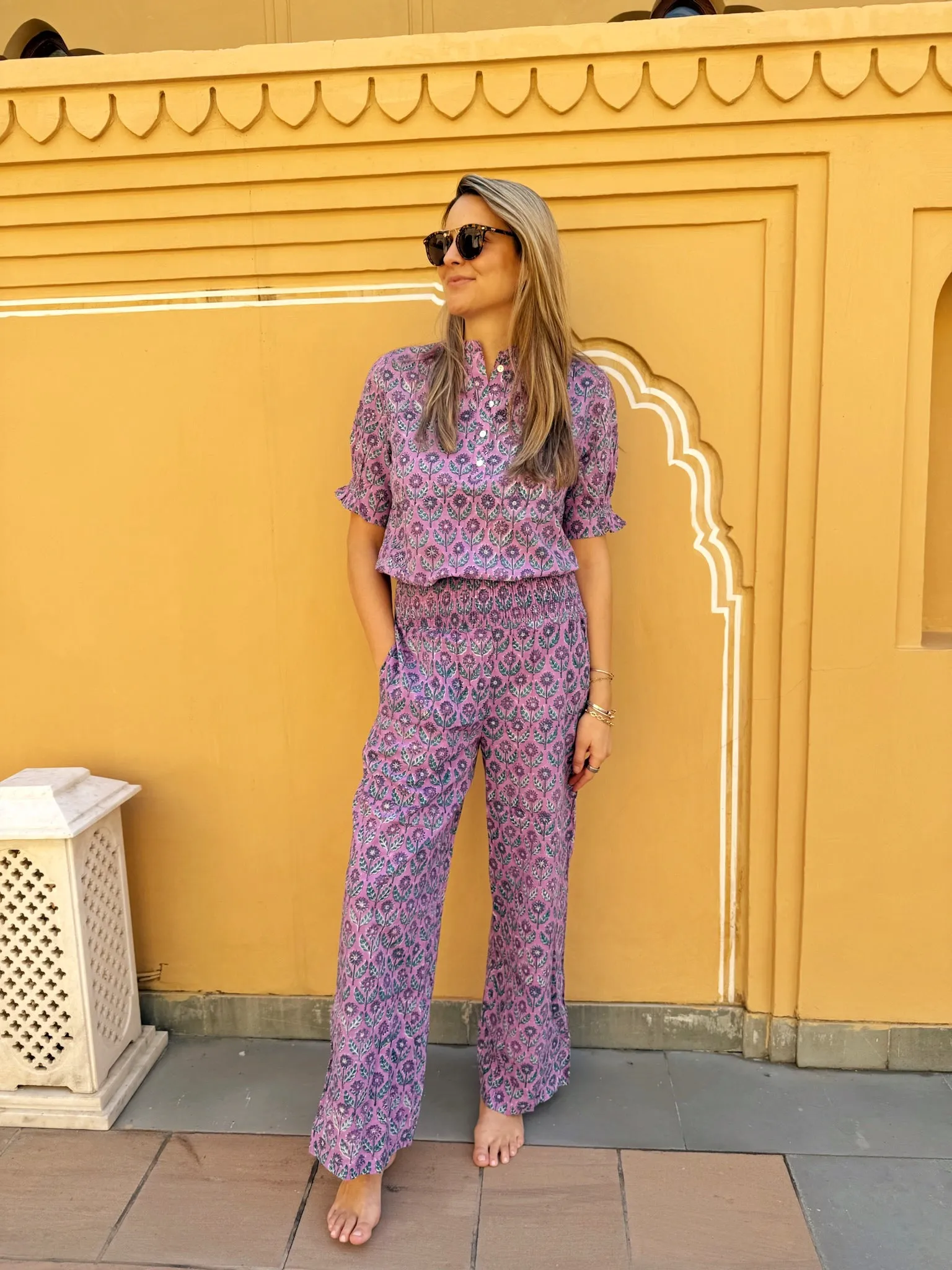 Kay Top Purple Haze Layered Sleeve