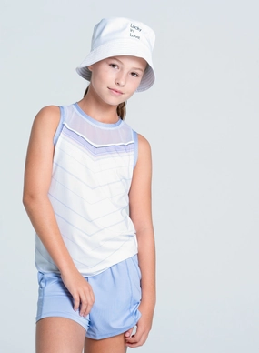 DoubleLayeredCollar Lavender Love Tie Back Tank