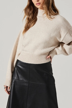 Fiala Sweater Oatmeal Anti Pill Finish Compact Weave Fabric