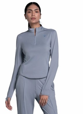 Edge 1/4 Zip Long Sleeve Casual Wear MultiPocket