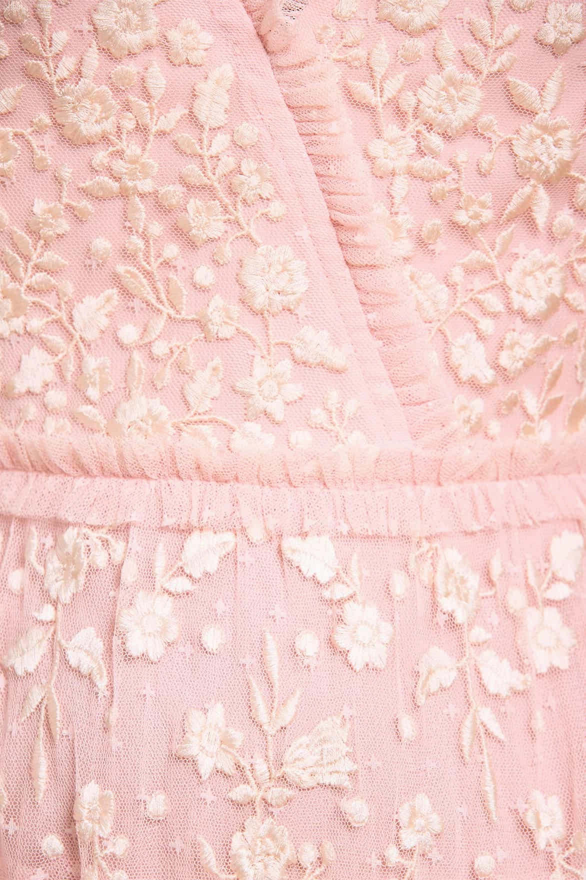 Dreamy Layers Simple Shape Layered Lace Midaxi Dress