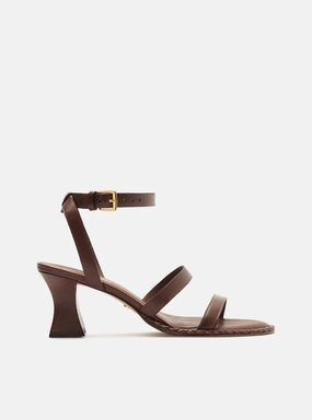 Layne Leather  Geometric Sandal Warm Step Casual Footwear for Vacation