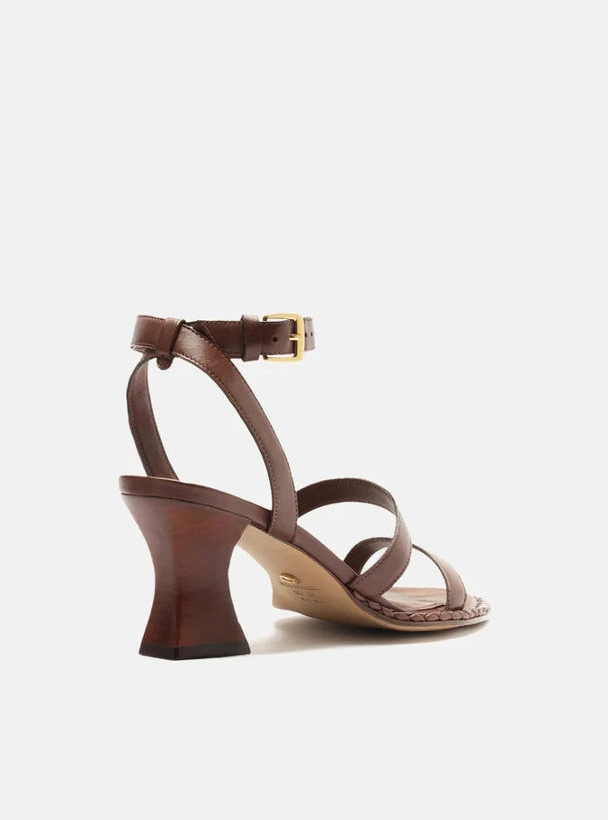 Layne Leather  Geometric Sandal Travel Ready