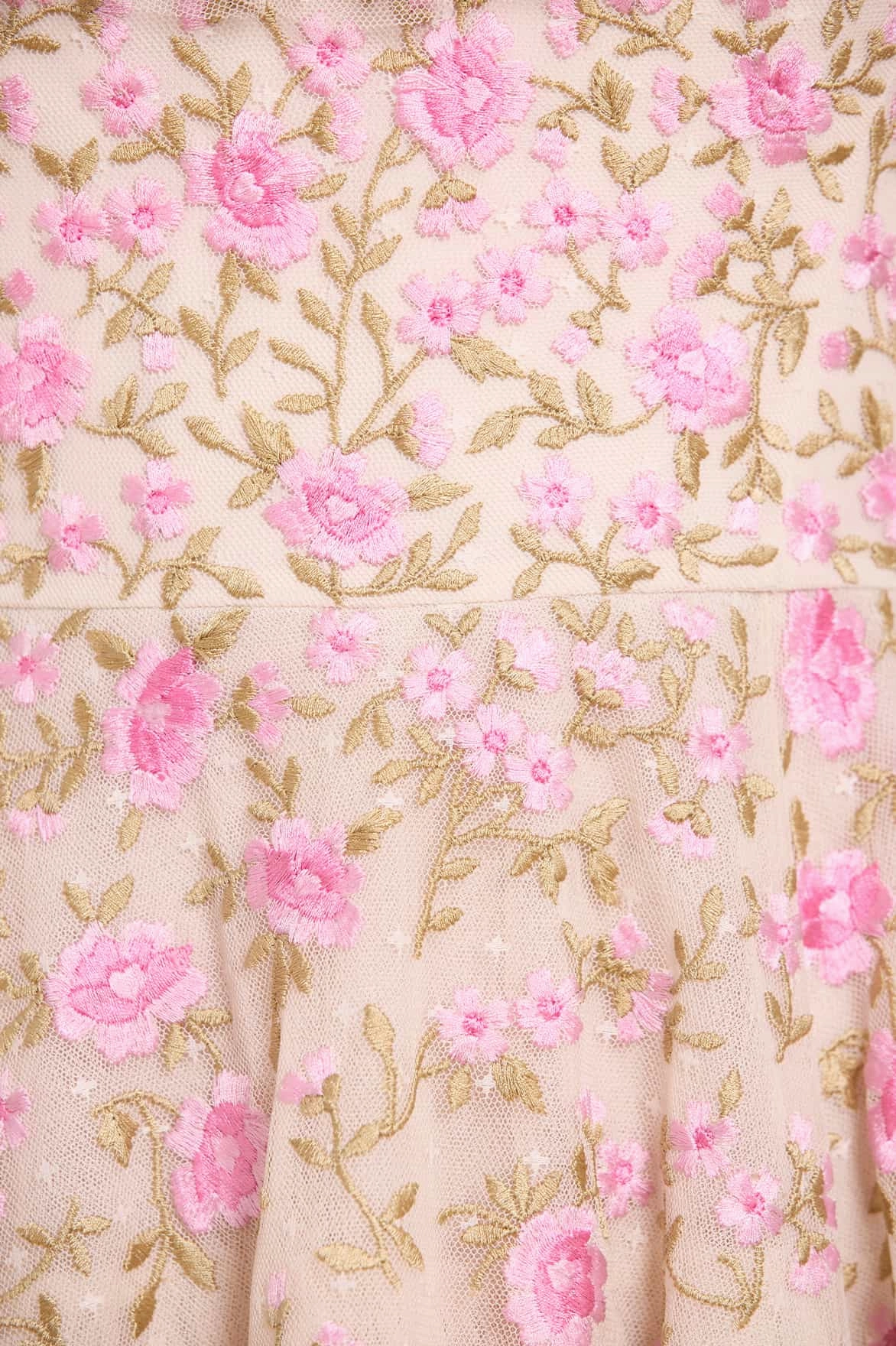 Lea Ditsy Micro Mini Dress Lightweight Wear Rose Soft