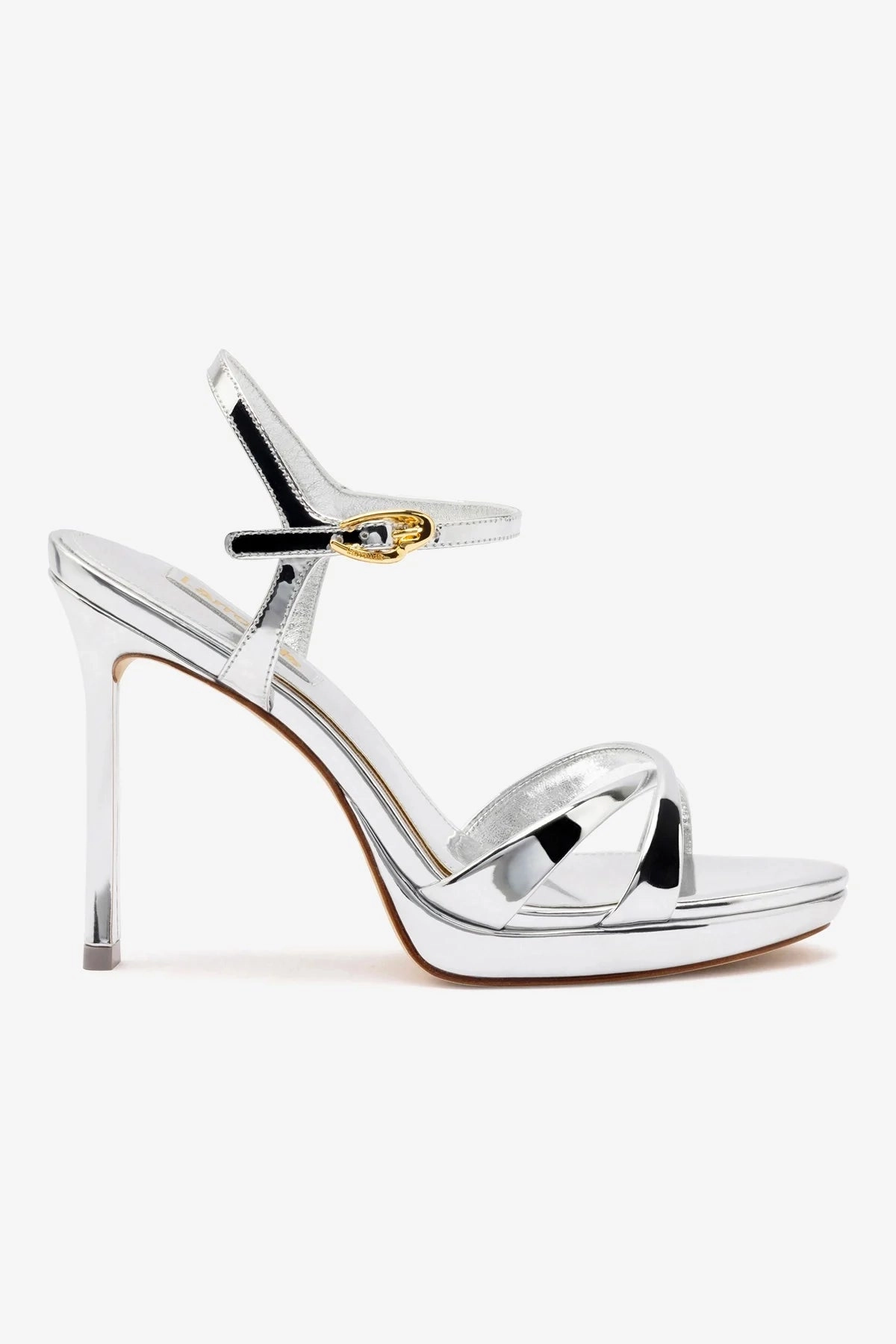 Youth Fresh Angelina Sandal In Silver Specchio