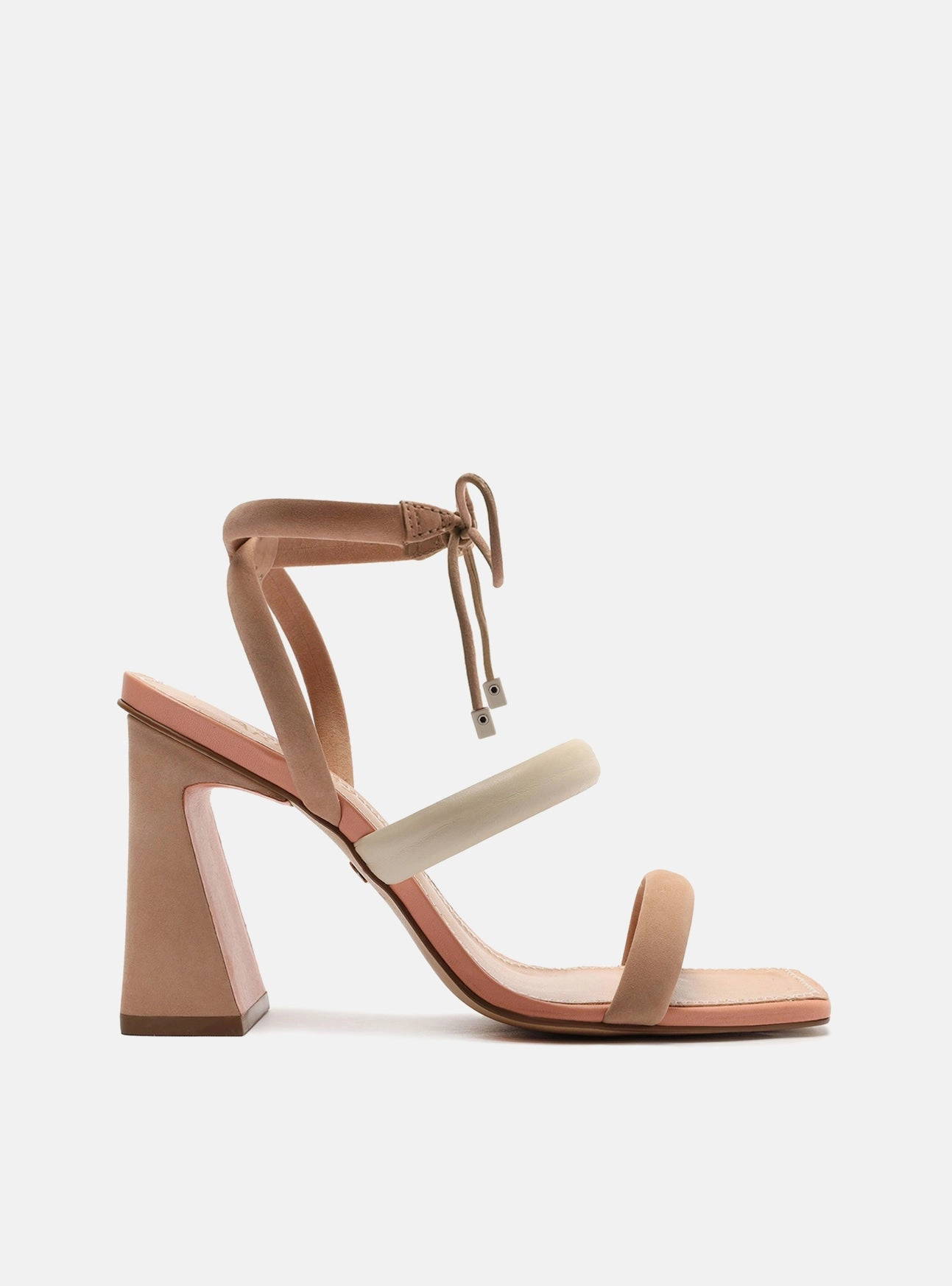 Lenny  Block Leather Sandal Outdoor Style