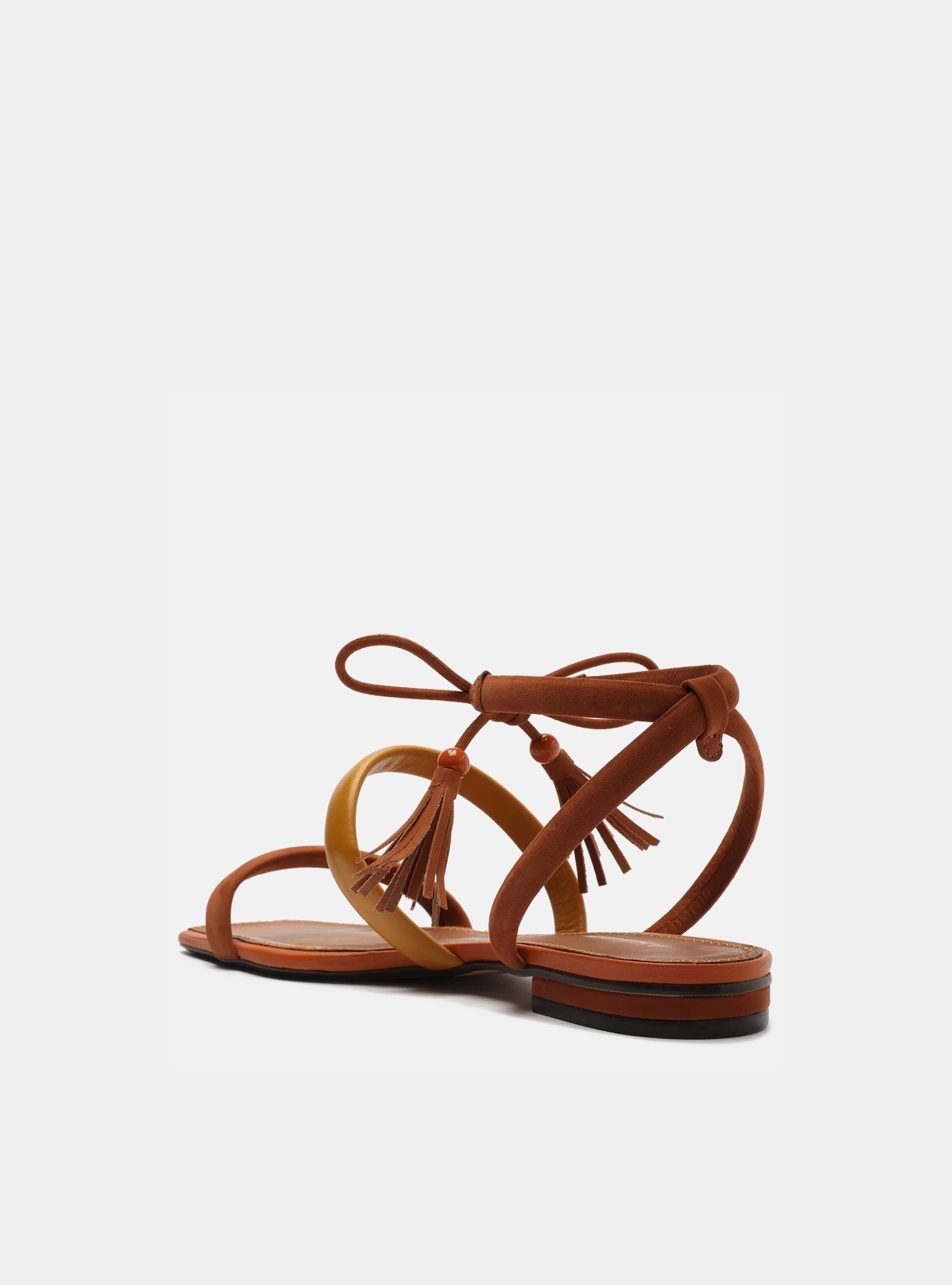 Lenny Frin Flat Nubuck Sandal Hill Path