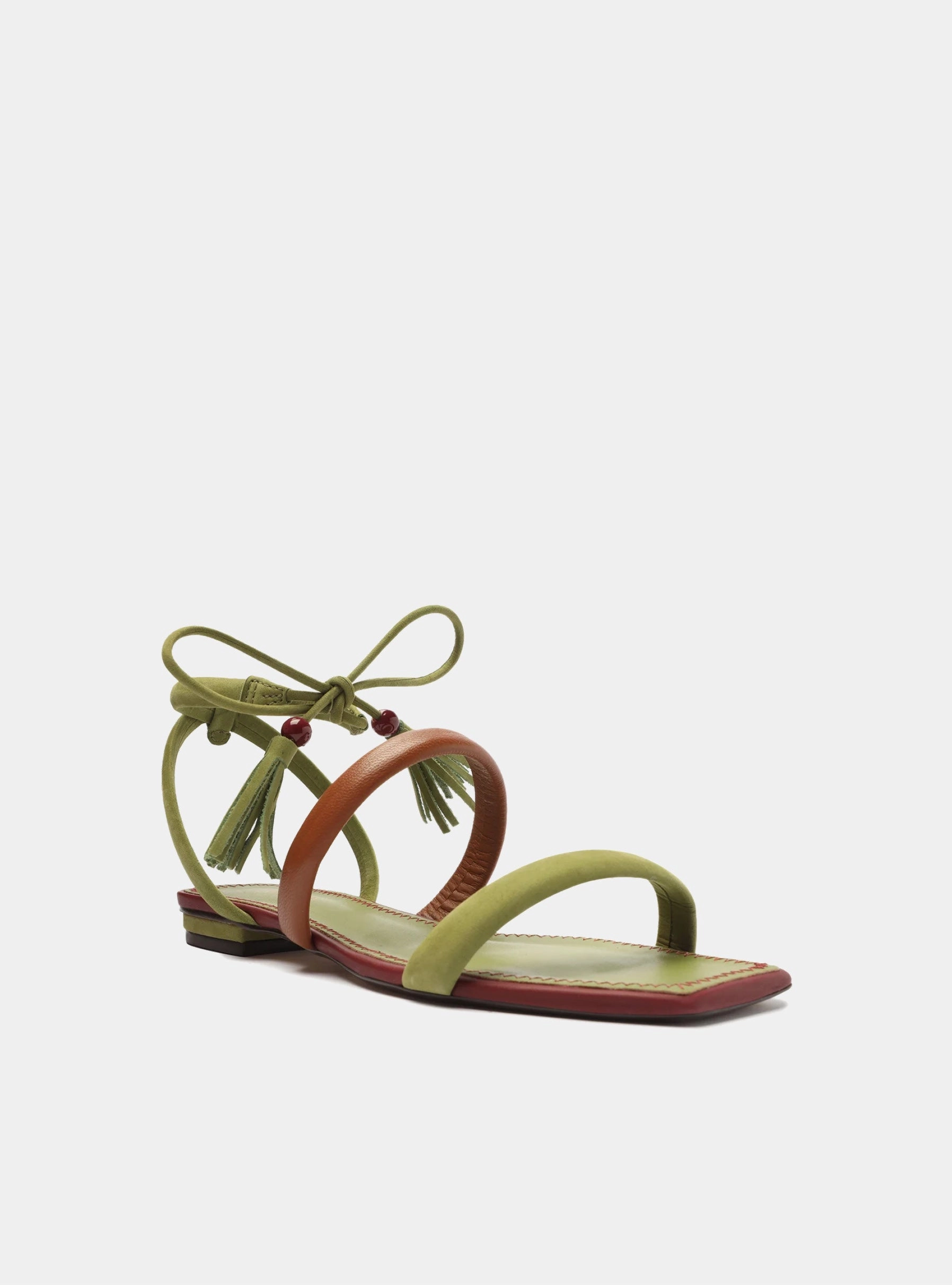 picnic wear Lenny Frin  Leather Flat