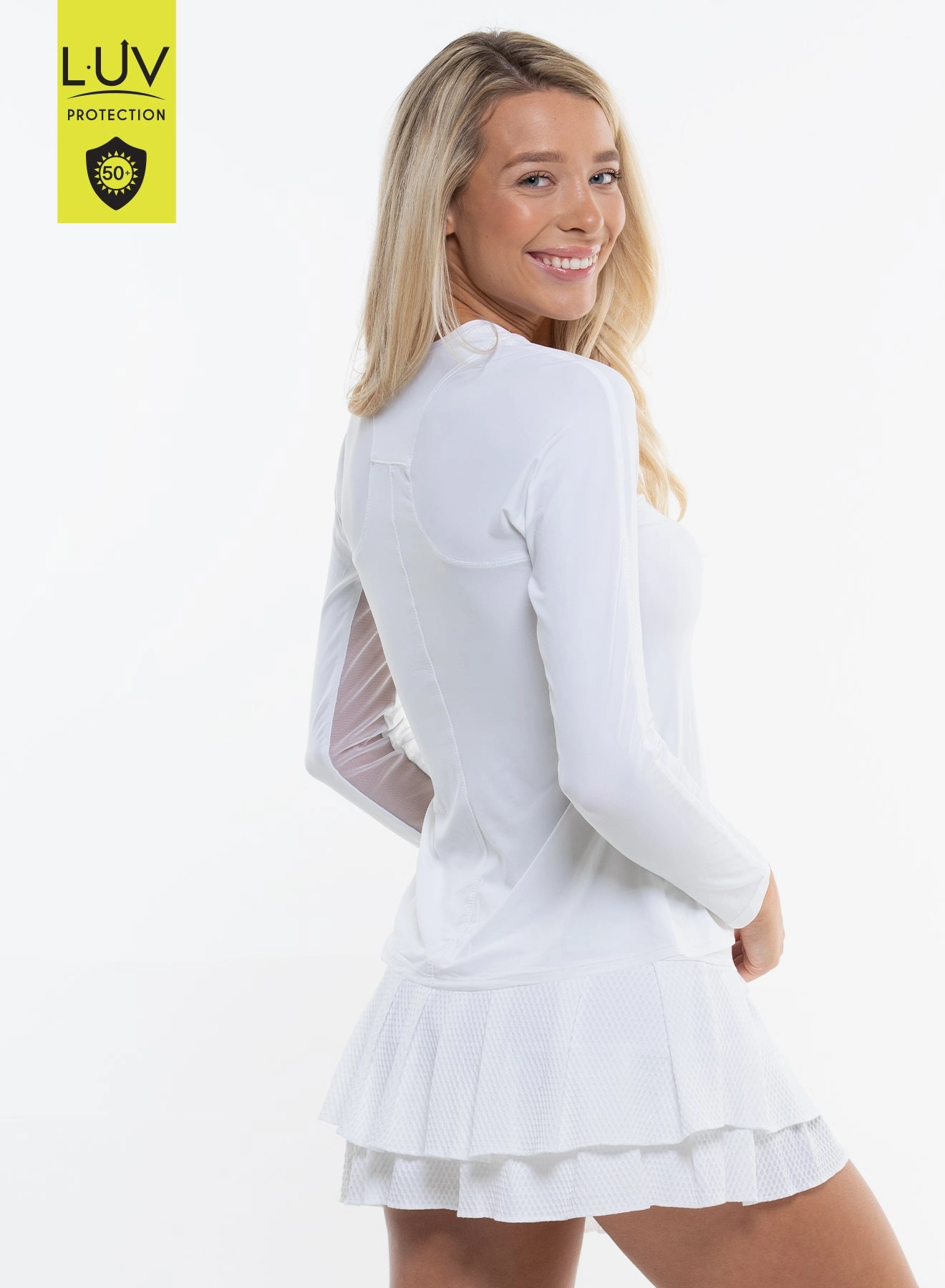 Breeze Long Sleeve Crew Microfiber Technology V-neck Shirt