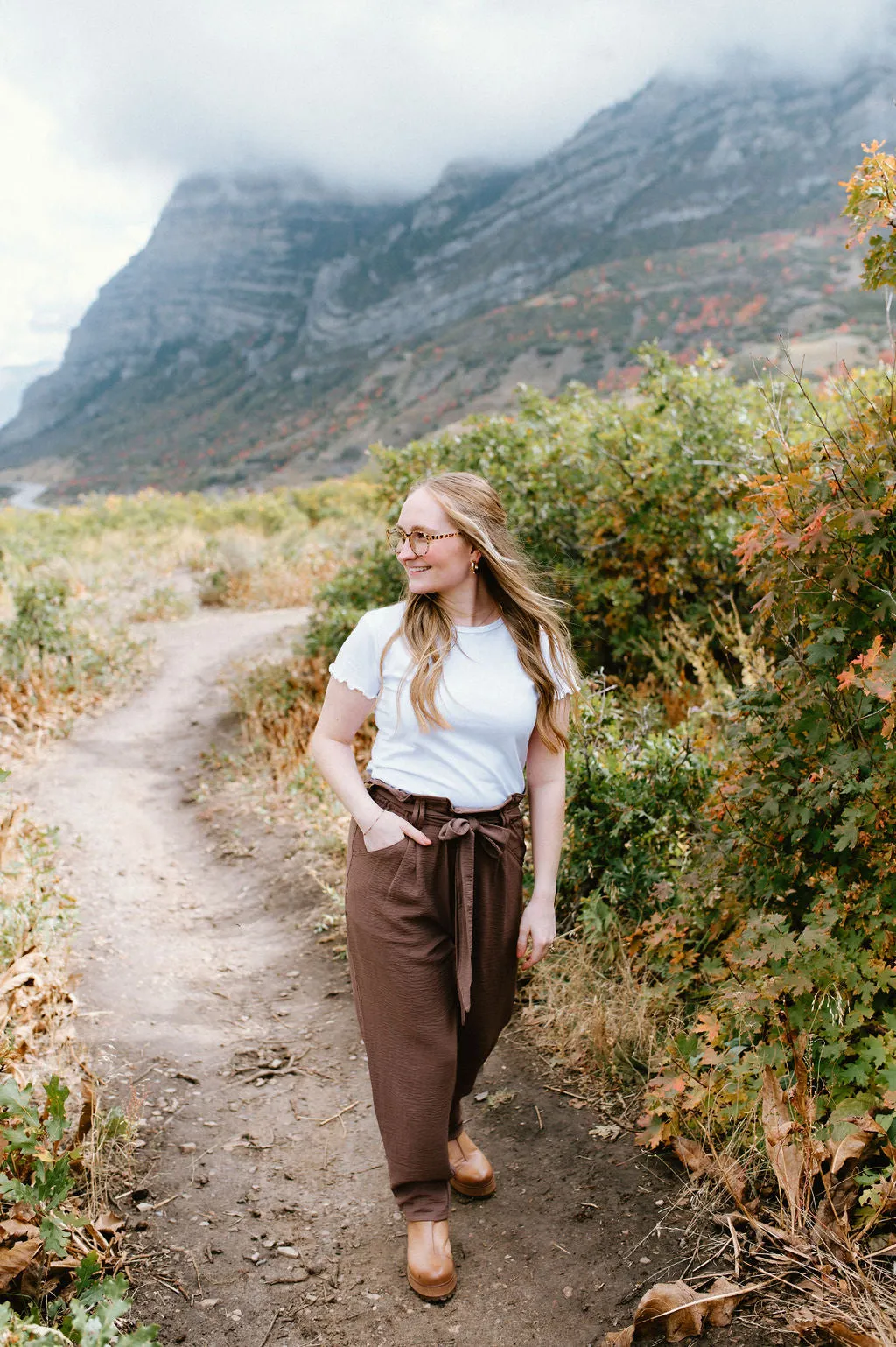 FourWay Stretch Fabric Bound Seam Finish Lilliana top