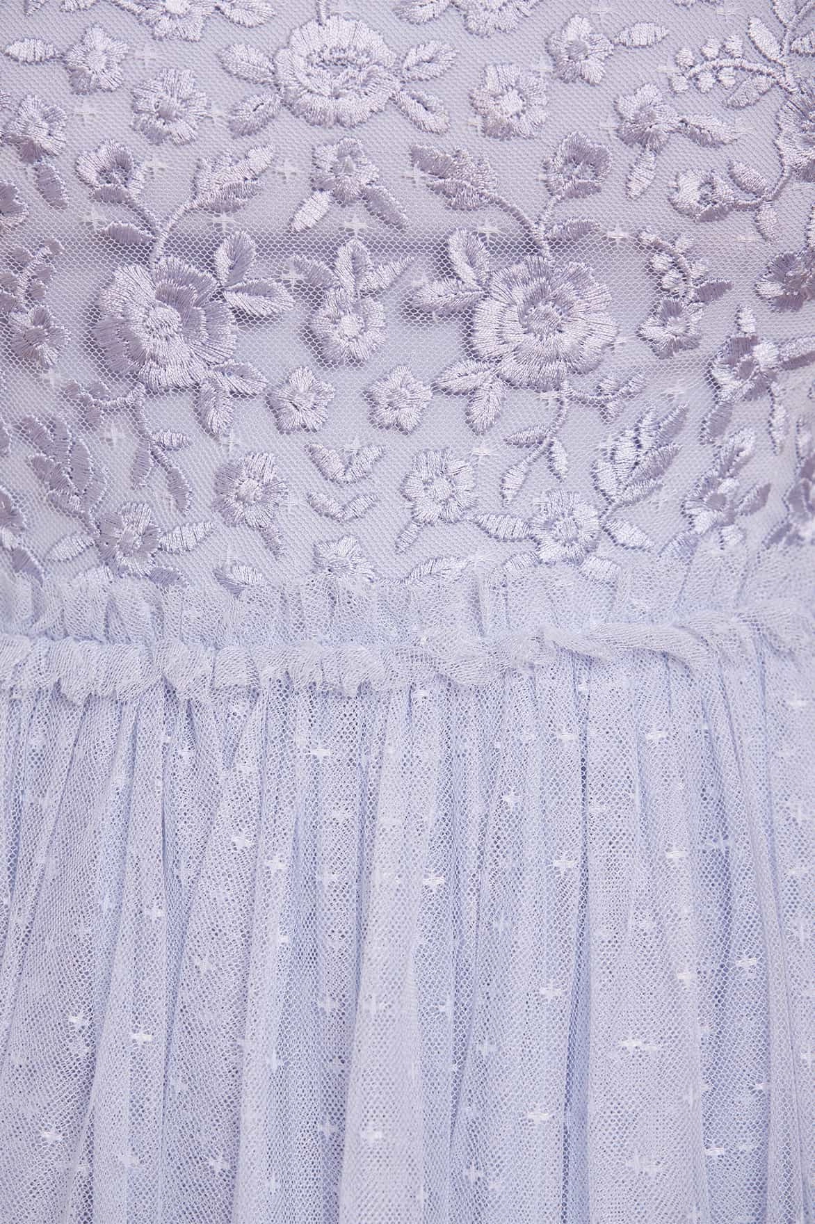 Midsummer Lace Bodice Off-Shoulder Ankle Gown Must-have Smocked-Detail