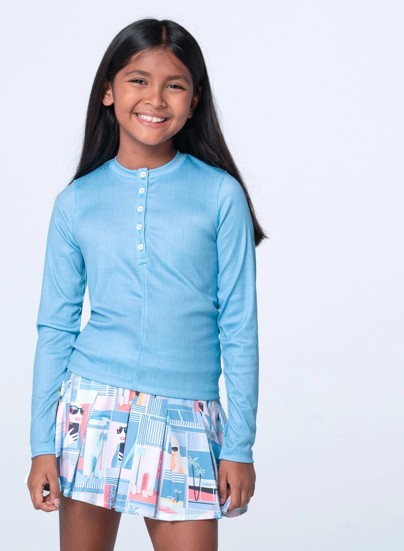 Lightweight Linen Play Henley Long Sleeve