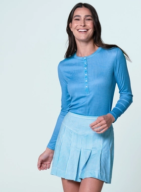 PunctureResistantReinforcement Linen Play Henley Long Sleeve