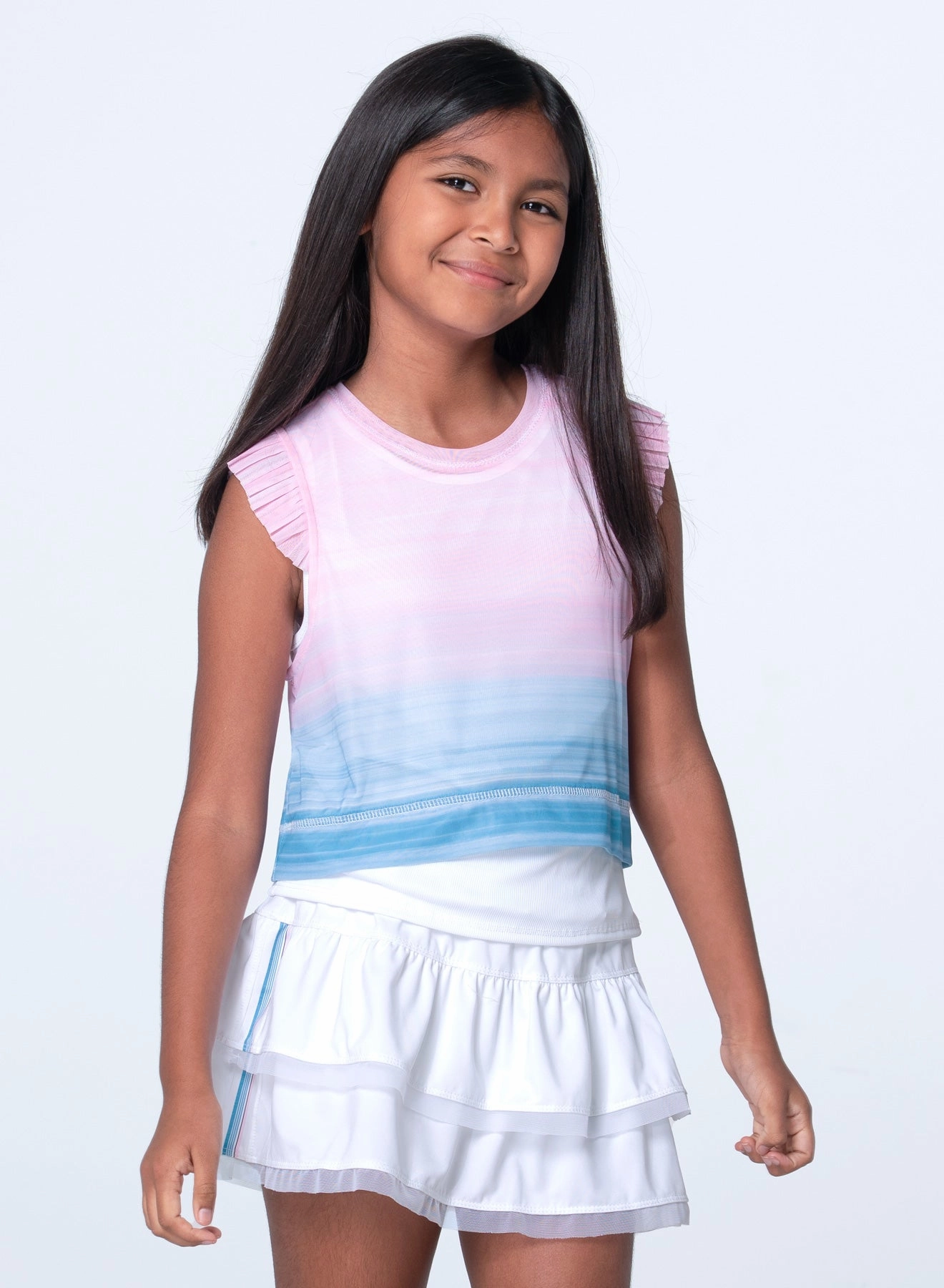 Linen Vision Tank Basic Wardrobe RibbedTexture