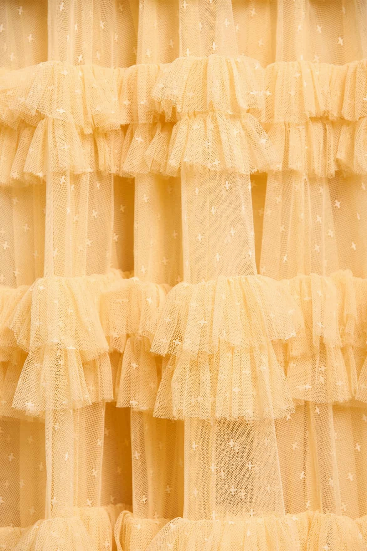 Comfortable and Soft Soft Lines Lisette Ruffle One-Shoulder Gown